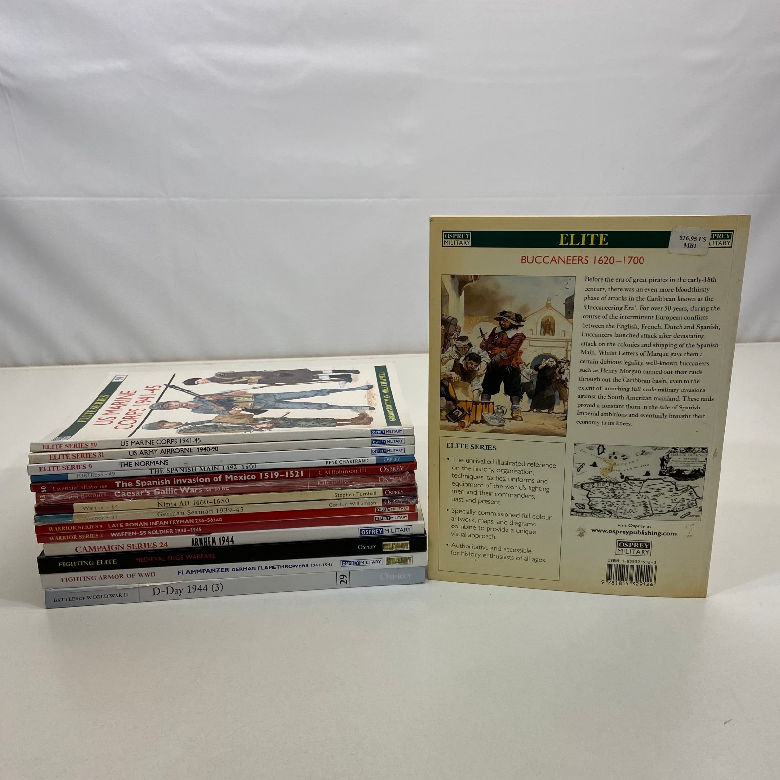 Osprey Military History 15 Book Lot Elite Essential Fortress Warrior Armor WWII