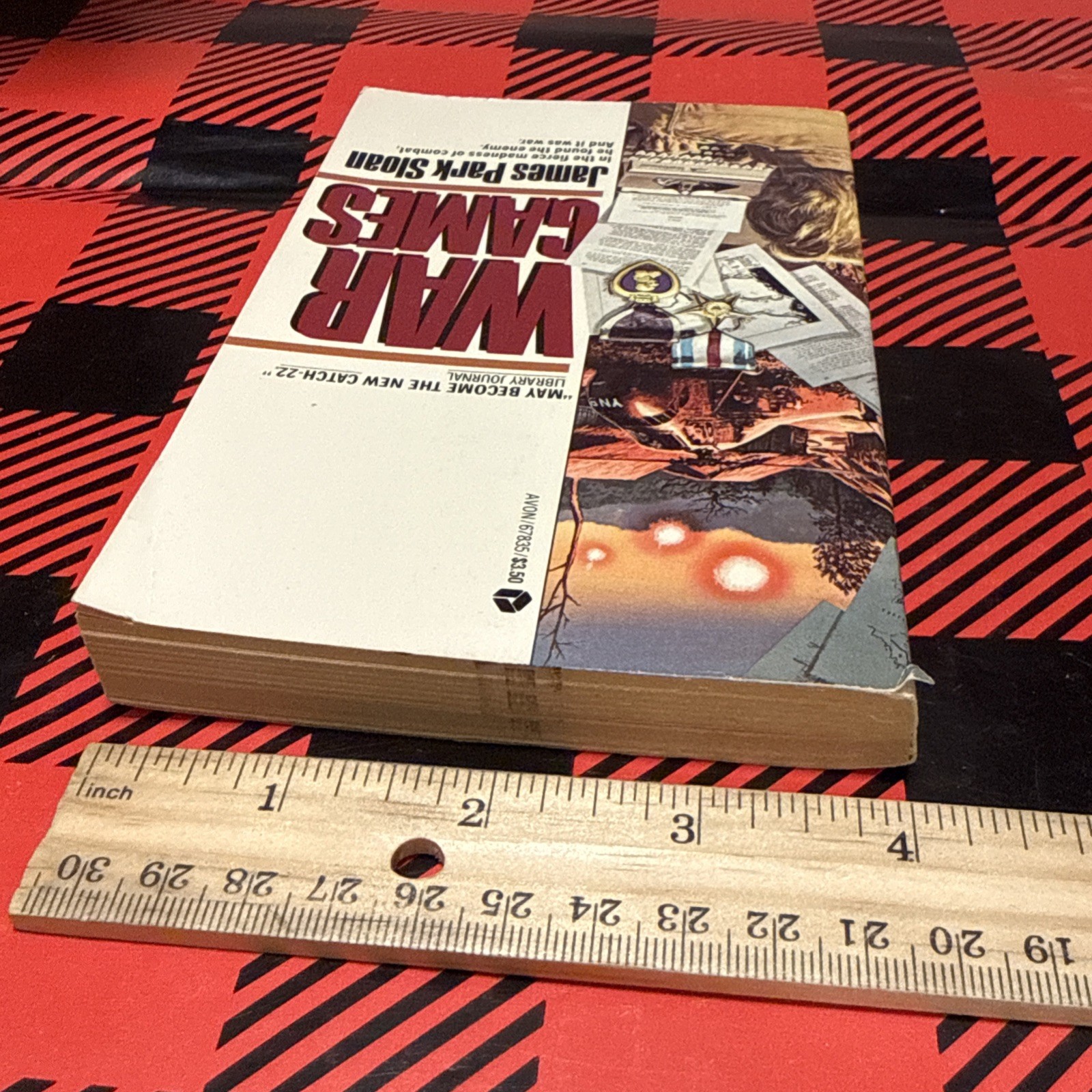 War Games by James Park Sloan ~ 1973 Vintage Paperback Book Action Thriller
