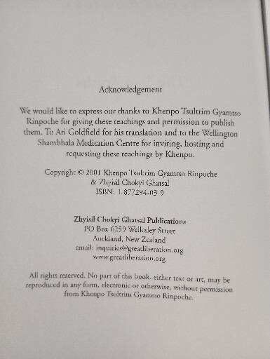 The Two Truths by Khenpo Tsultrim Gymatso Rinpoche (2001 Paperback)