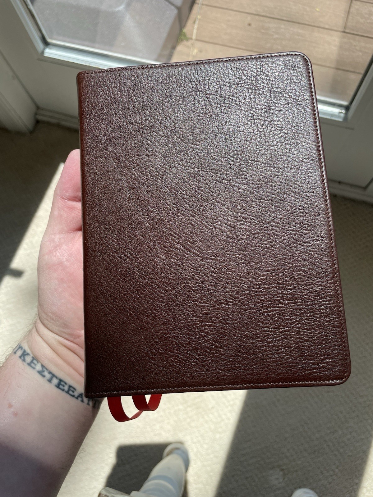 Rare Cambridge NKJV Clarion Bible Pilot Binding, Brown Edge-Lined Calfskin!