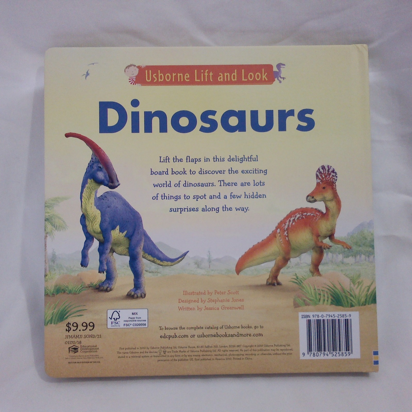 Dinosaurs by Jessica Greenwell (2010, Children’s Board Books)