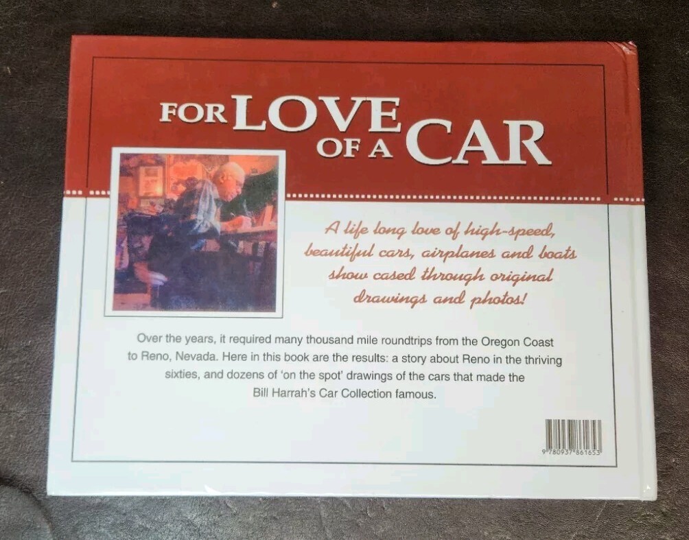 *SIGNED/INSCRIBED/1st Edit* For Love of a Car, Bob Jackson, 2005, HC/VG