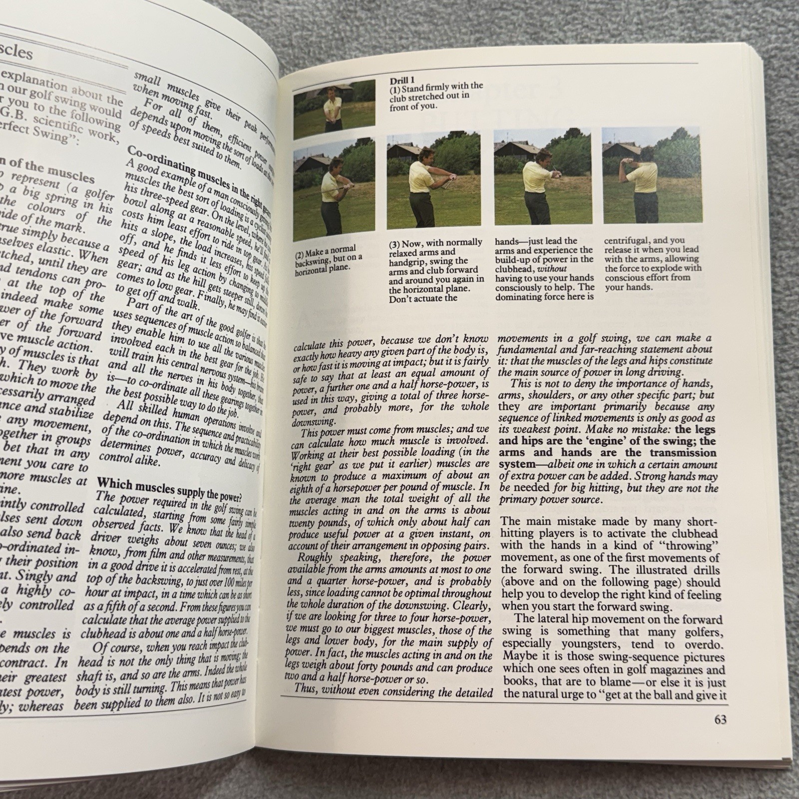 Vintage 1985 Winning Golf By Peter Chamberlain 159 Pages Golf Swing Tips