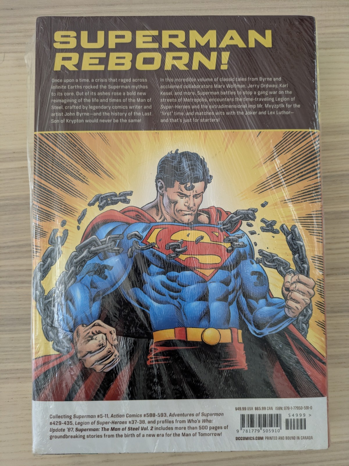 Superman The Man of Steel by John Byrne Volume 2 – DC Comics 2021 Brand New
