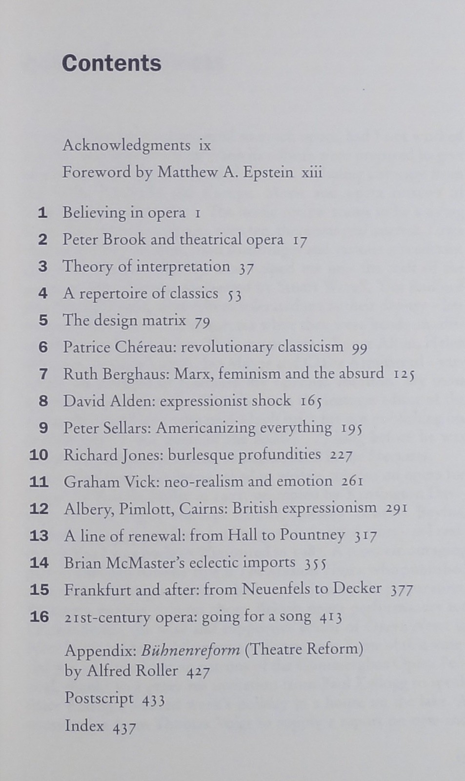 1996 BELIEVING IN OPERA Art History THEATRICAL INTERPRETATION critical theory