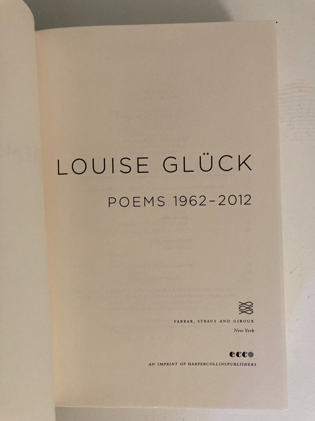 Poems 1962-2012 by Louise Gluck (2021, Hardcover) 1st Print w/Protective Cover