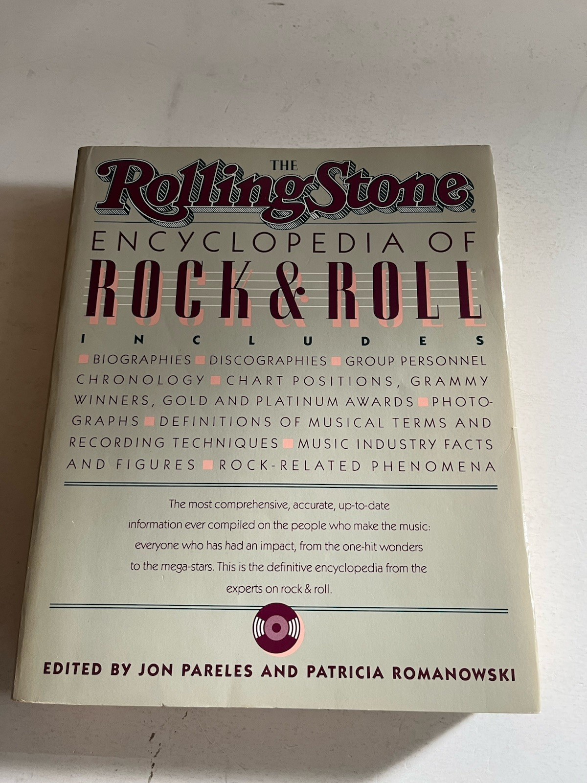 The Rolling Stone Encyclopedia Of Rock And Roll Summit Books 1983 TPB Very Good