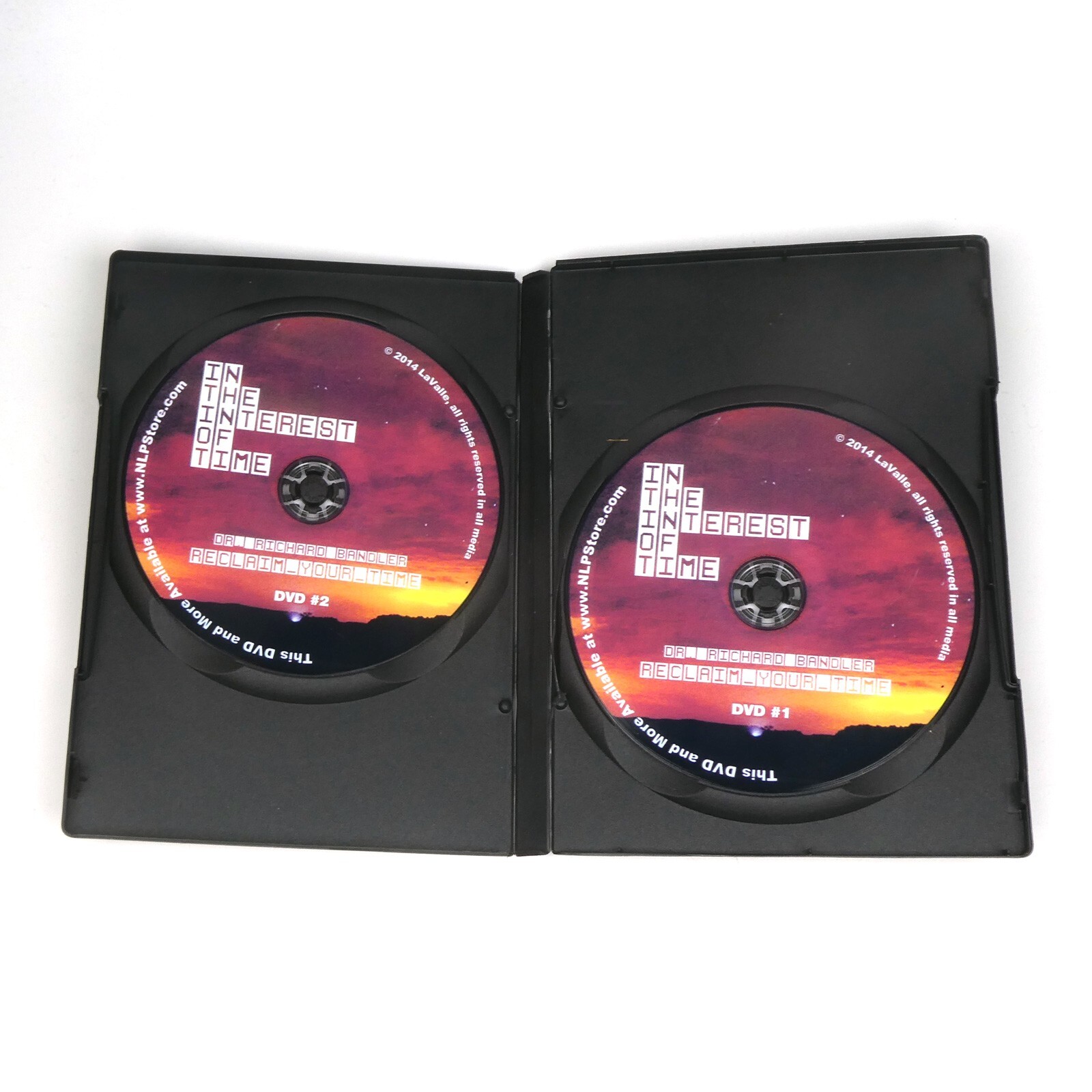 Richard Bandler IN THE INTEREST OF TIME DVDs Time Distortion in Hypnosis NLP