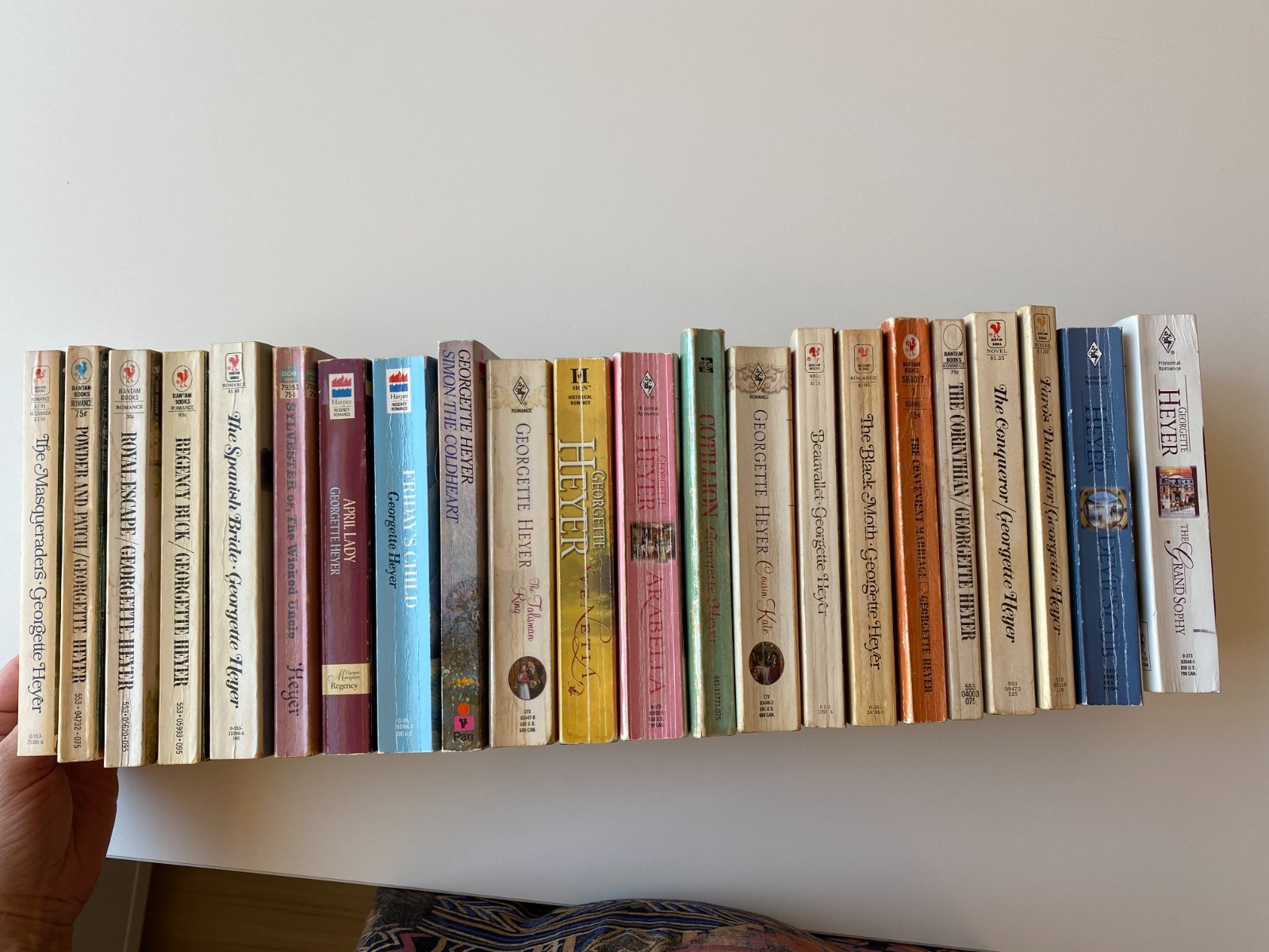 GEORGETTE HEYER VINTAGE PB LOT 22~Convenient Marriage~Corinthian~Black Moth~Ring