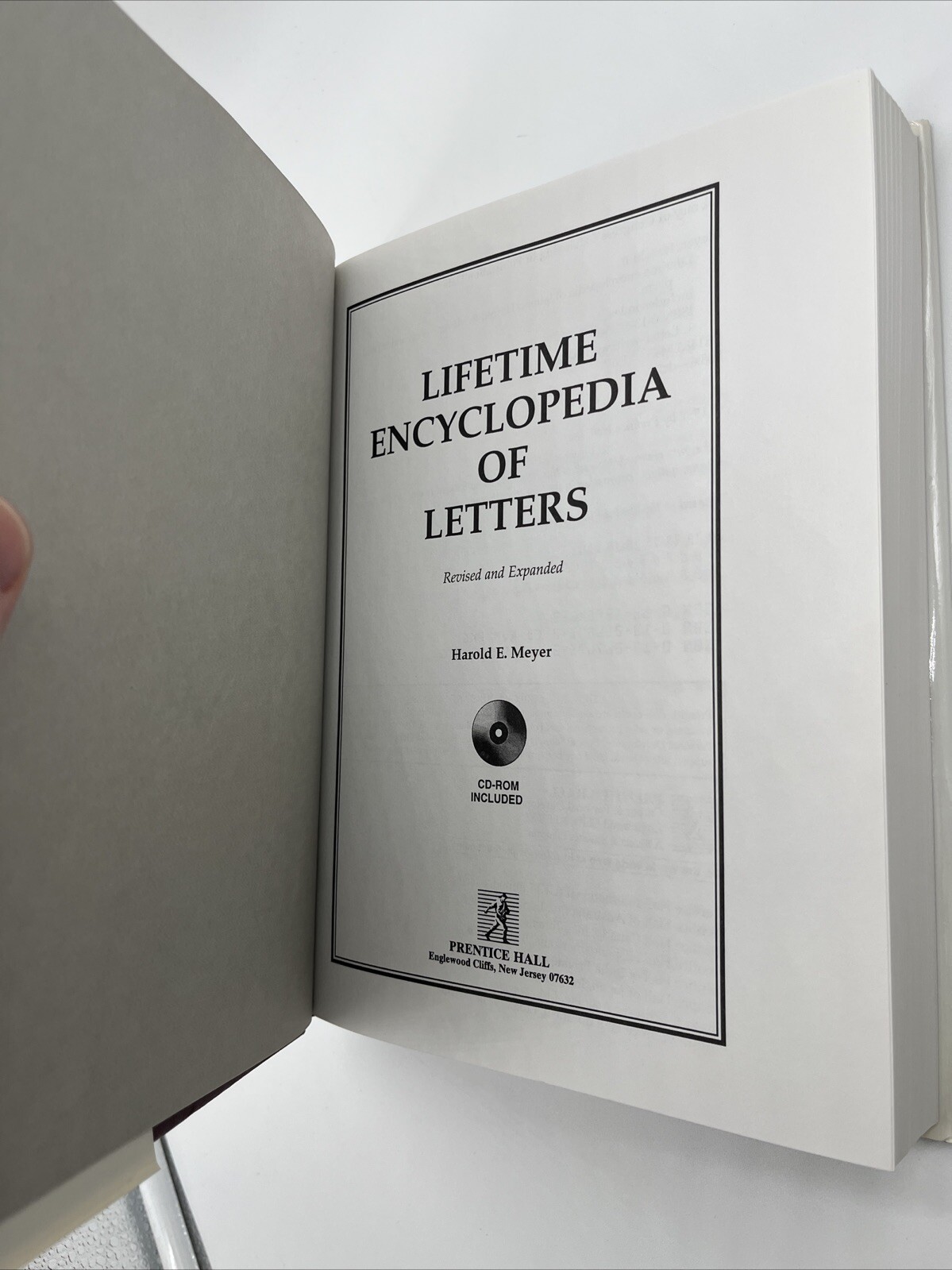 Lifetime Encyclopedia of Letters 1996 By Meyer Harold E Sealed Software HB