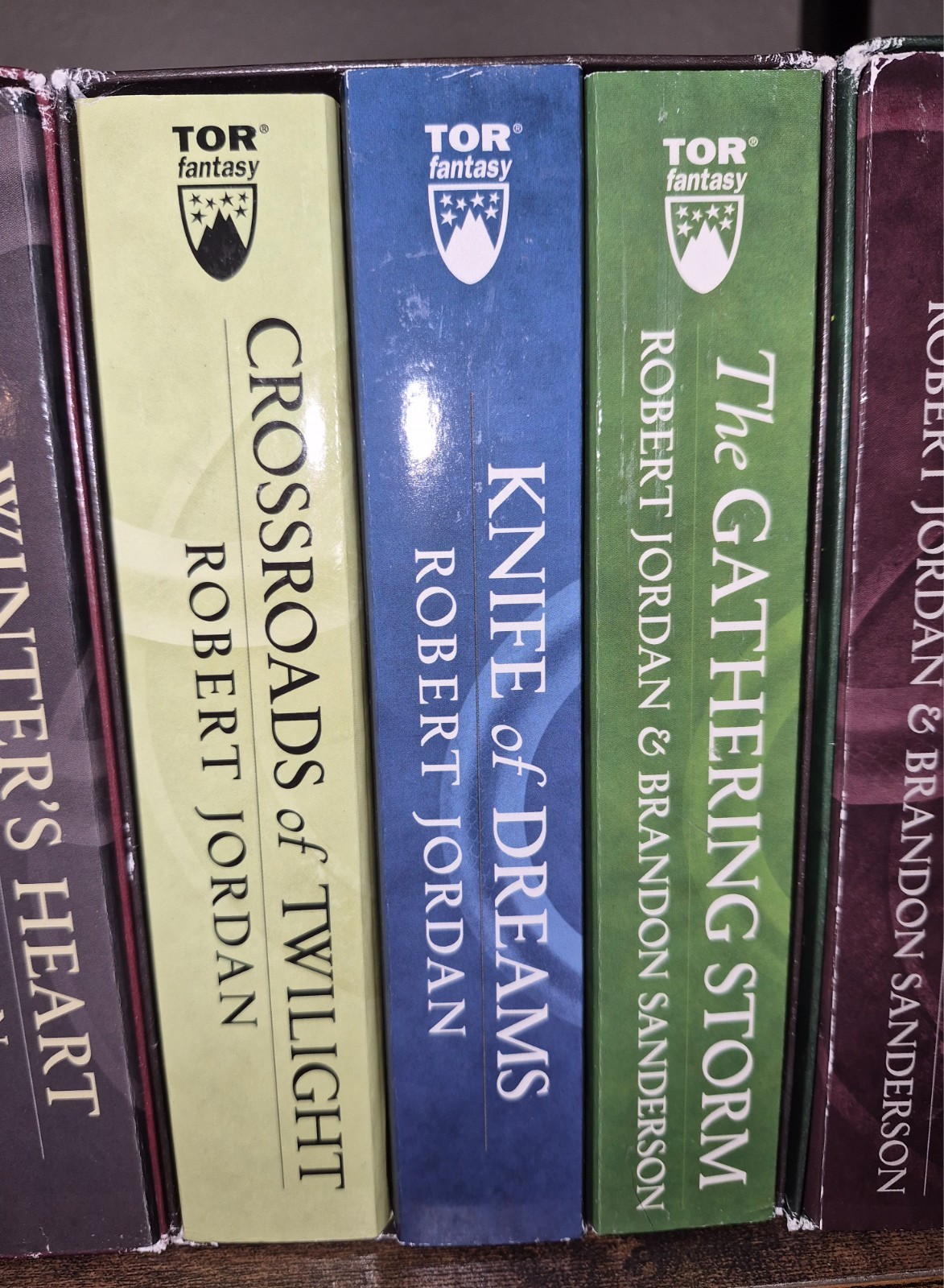 Wheel of Time complete sets Robert Jordan Brandon Sanderson mass mkt paperbacks