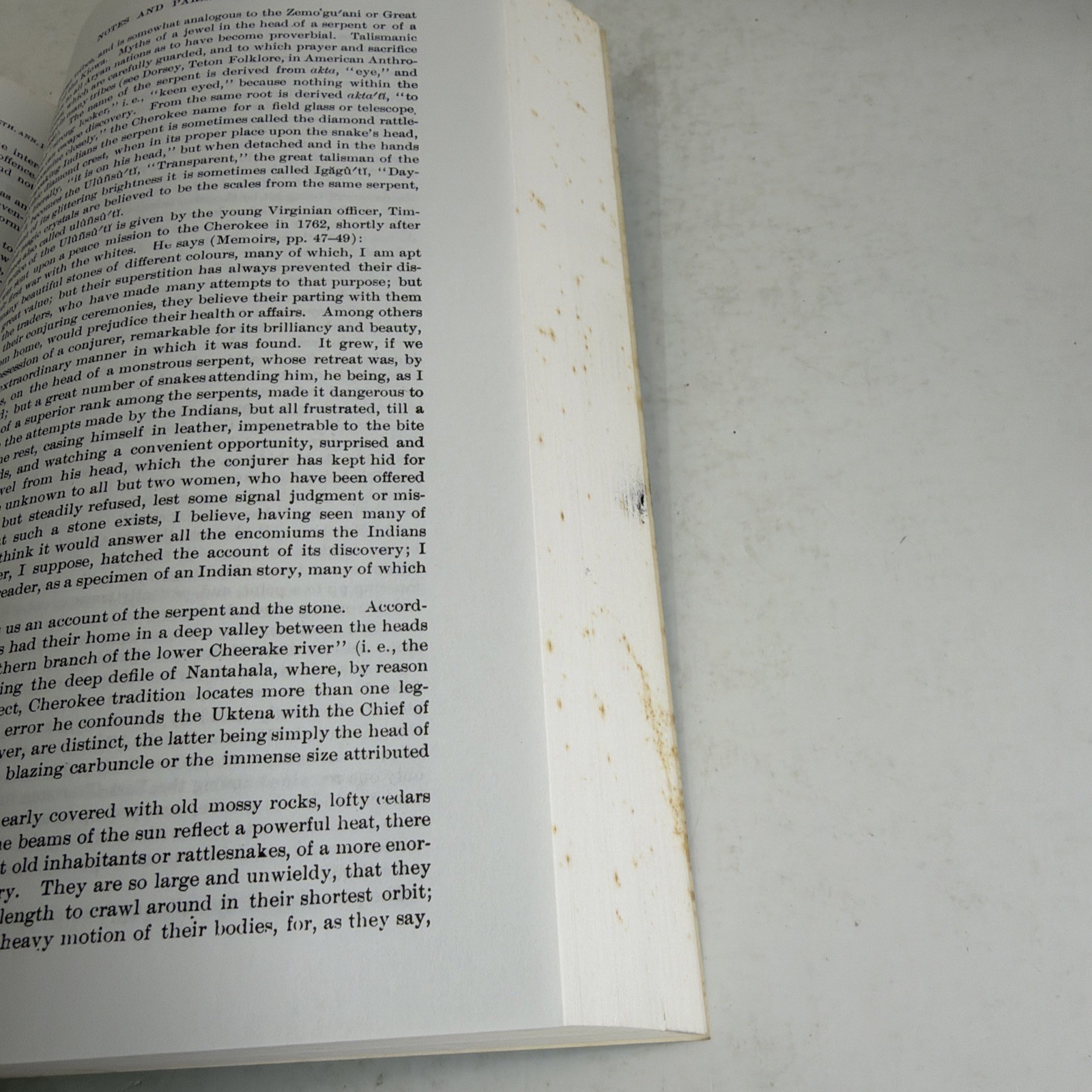 Myths of the Cherokee and Sacred Formulas of the Cherokees James Mooney 1982 PB