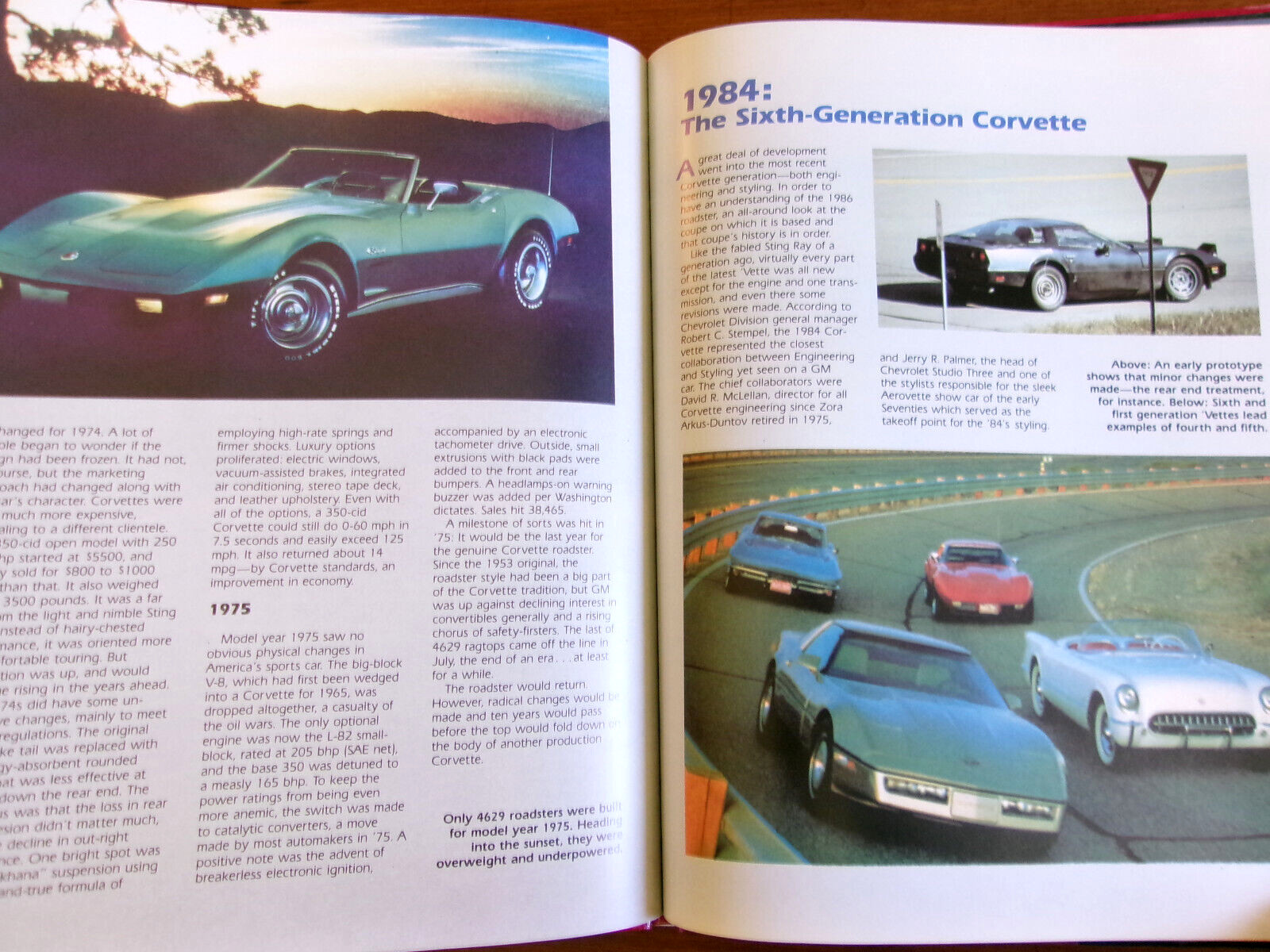 Corvette Roadster History Of Sports Car 1953 – 1986 HC Book By Consumer Guide –