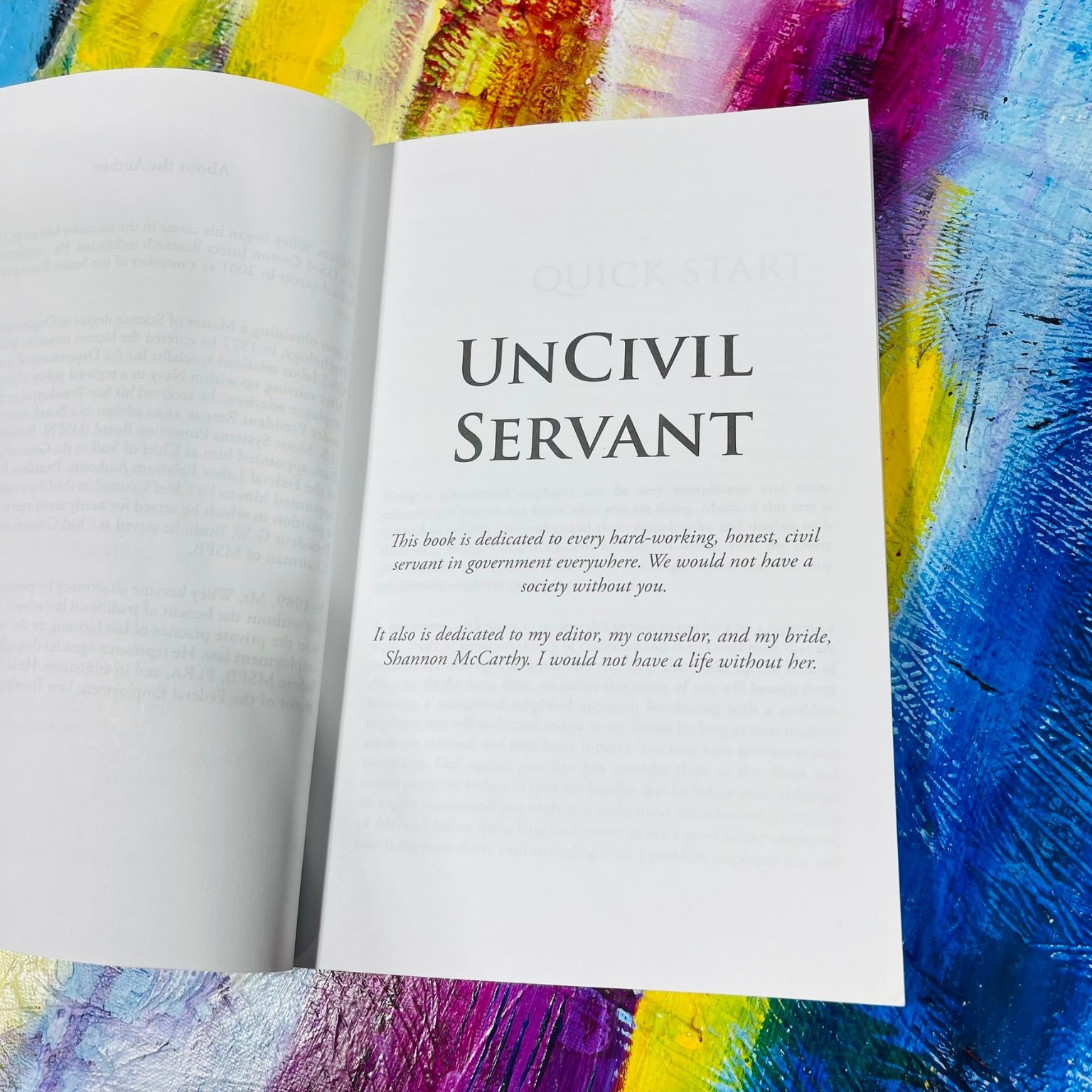 UnCivil Servant, By William B. Wiley 2013 Third Edition Government Law Paperback