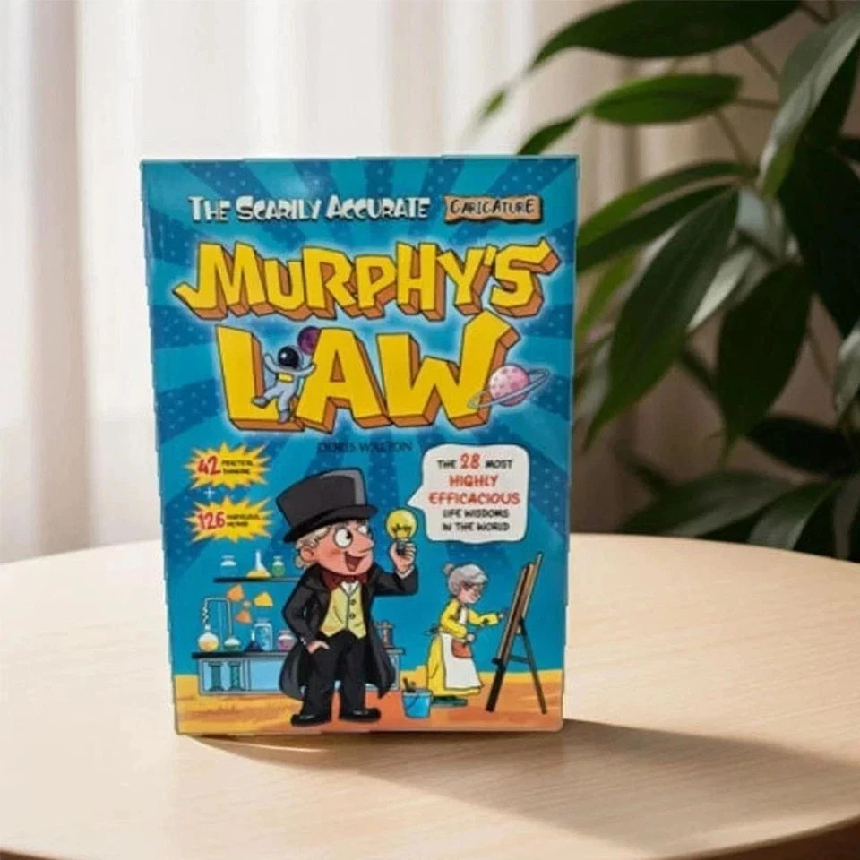 Murphy’s Law Illustrated Book 128 Pages Paperback Fun Learning Kids Gift USA