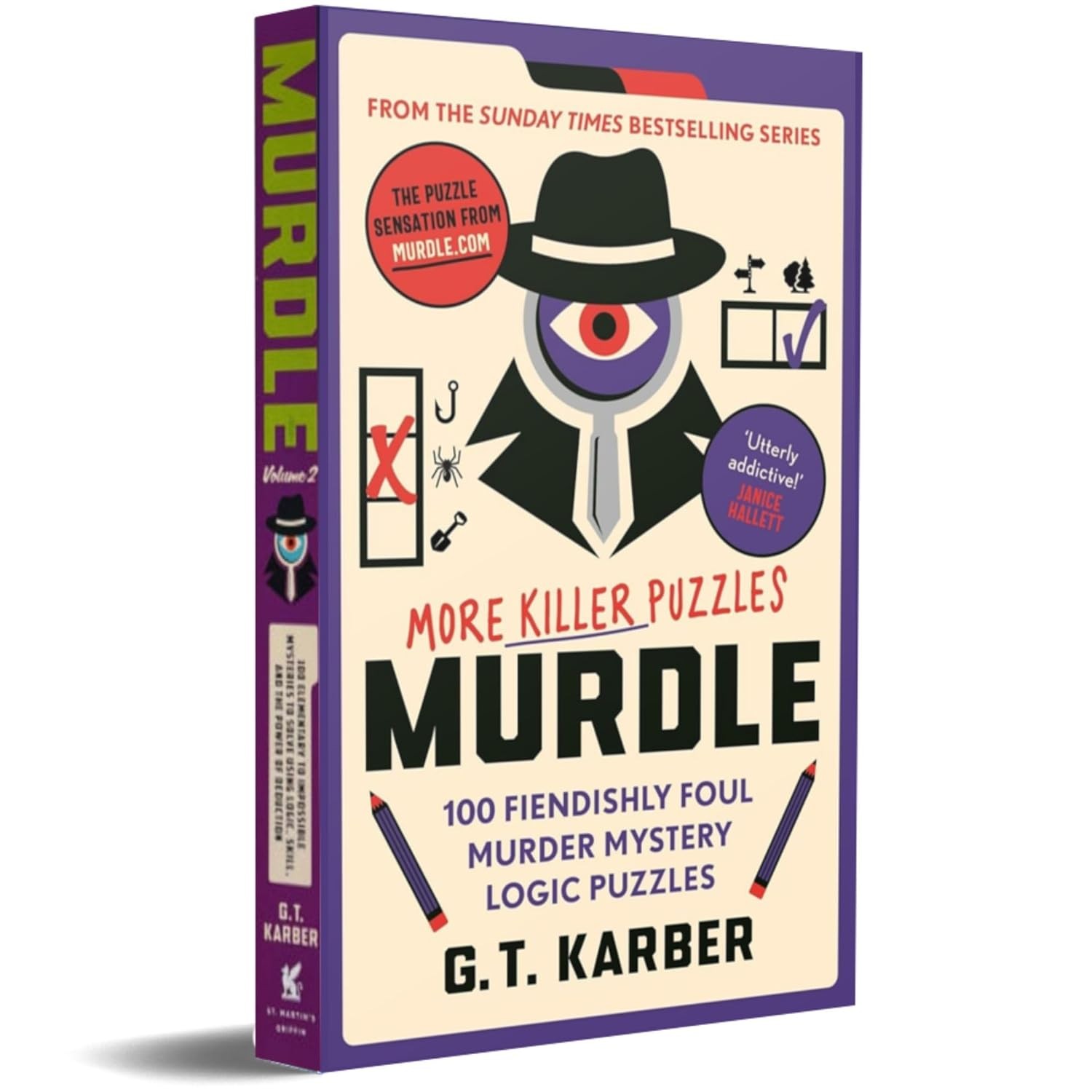 Murdle Puzzle Series 6 Books Set By G. T. Karber Murdle, Killer Marry Murdle