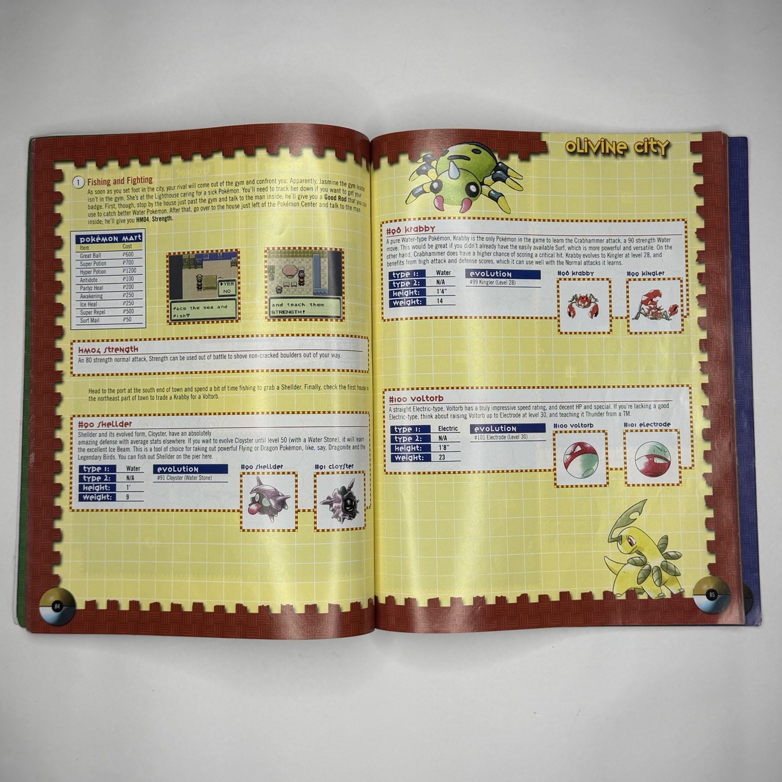 2000 Pokemon Gold and Silver Version Strategy Guide BradyGames Holographic Cover
