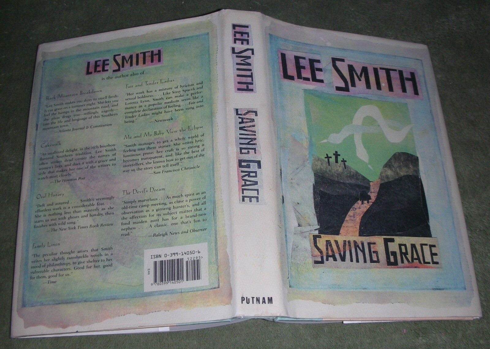 SIGNED ~ SAVING GRACE by Smith, Lee 1995 HC/DJ ~ 1st Edition 1st Print + Cover