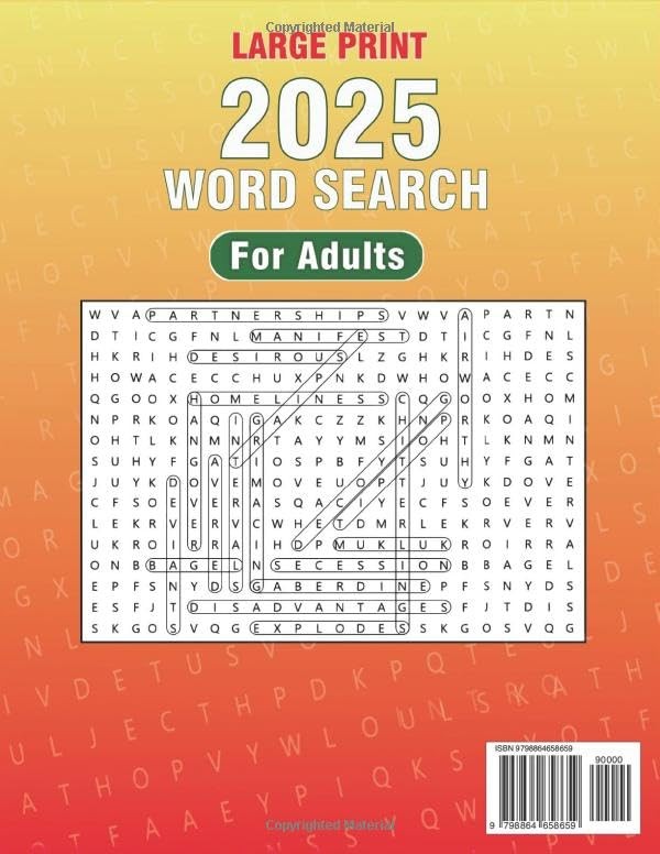 4000 Giant Book of Word Search For Adults (200 Themed Puzzles): Wordsearches…