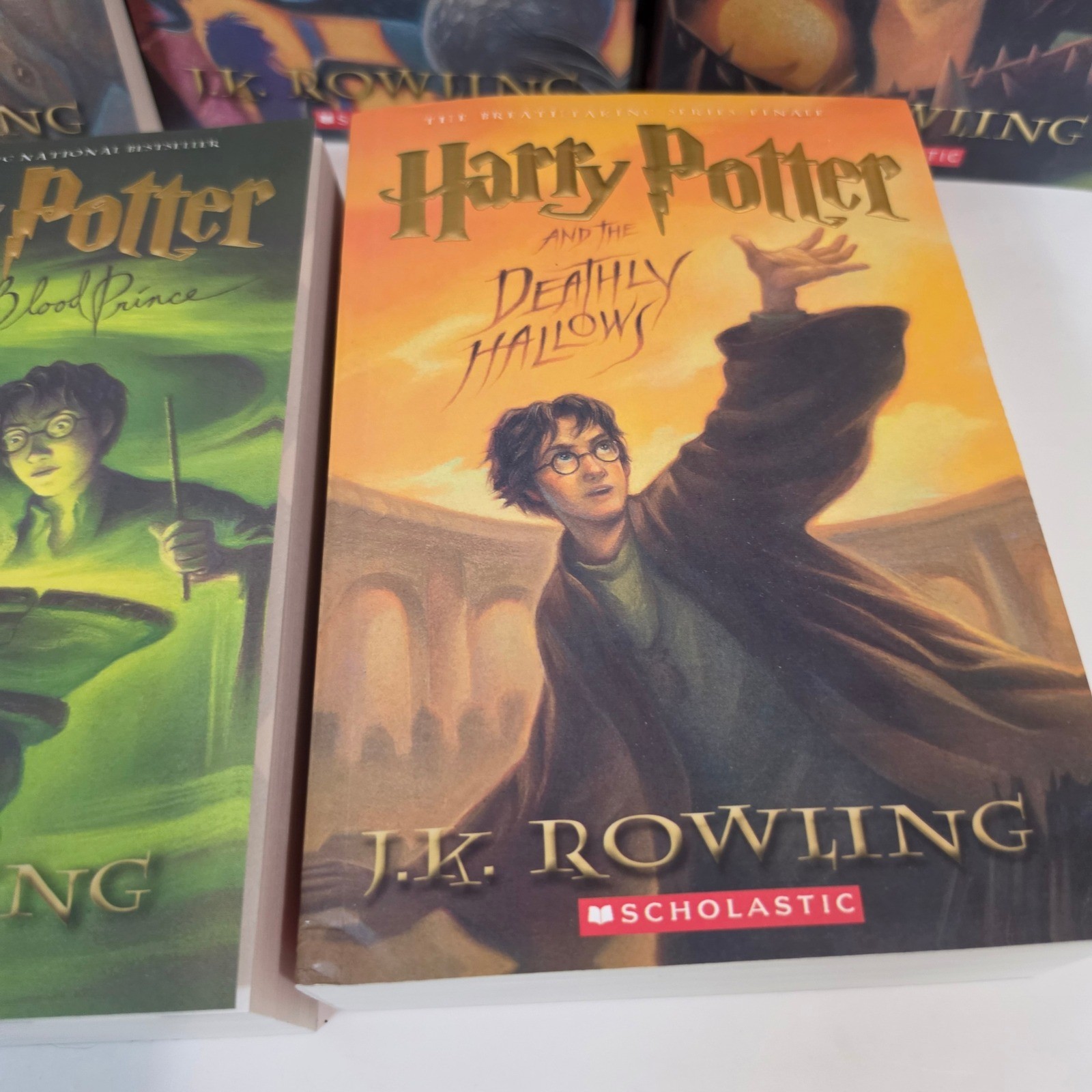 Harry Potter Complete Series 1-7 Paperback Book Set JK Rowling Scholastic