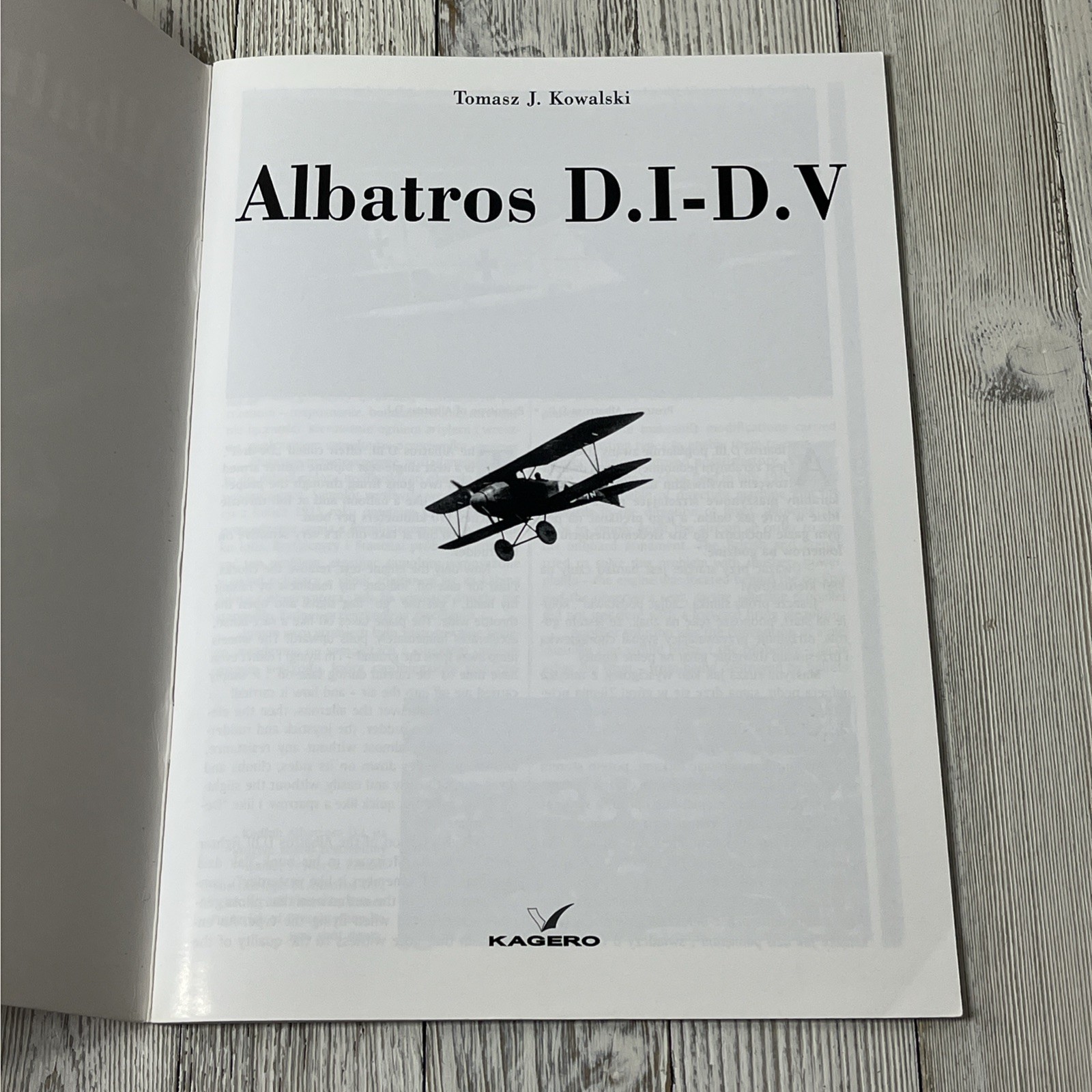 Kagero 5005 Albatros D.I-D.V Polish English NO DECALS