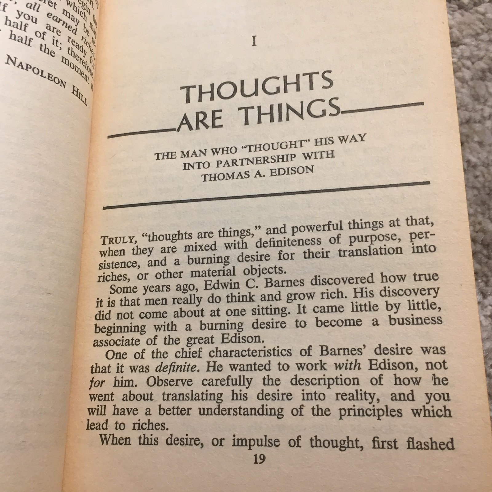Think And Grow Rich Napoleon Hill 1963 Fawcett Crest Business Motivation Book