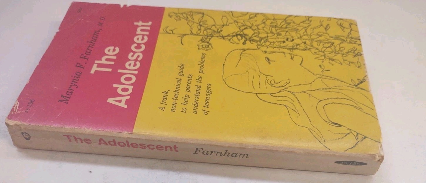 The Adolescent ~ Marynia F Farnham ~ 1962 1st Collier PB