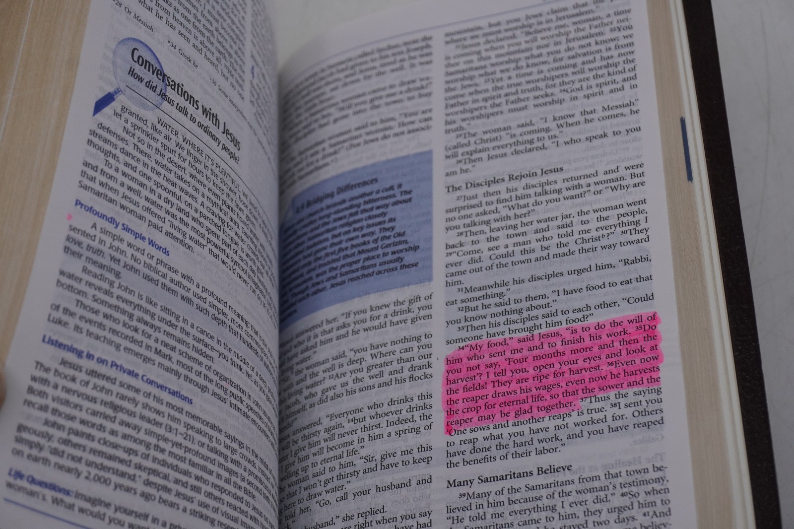The Student Bible Zondervan 1996 NIV Brown Bonded Leather – Philip Yancey Notes