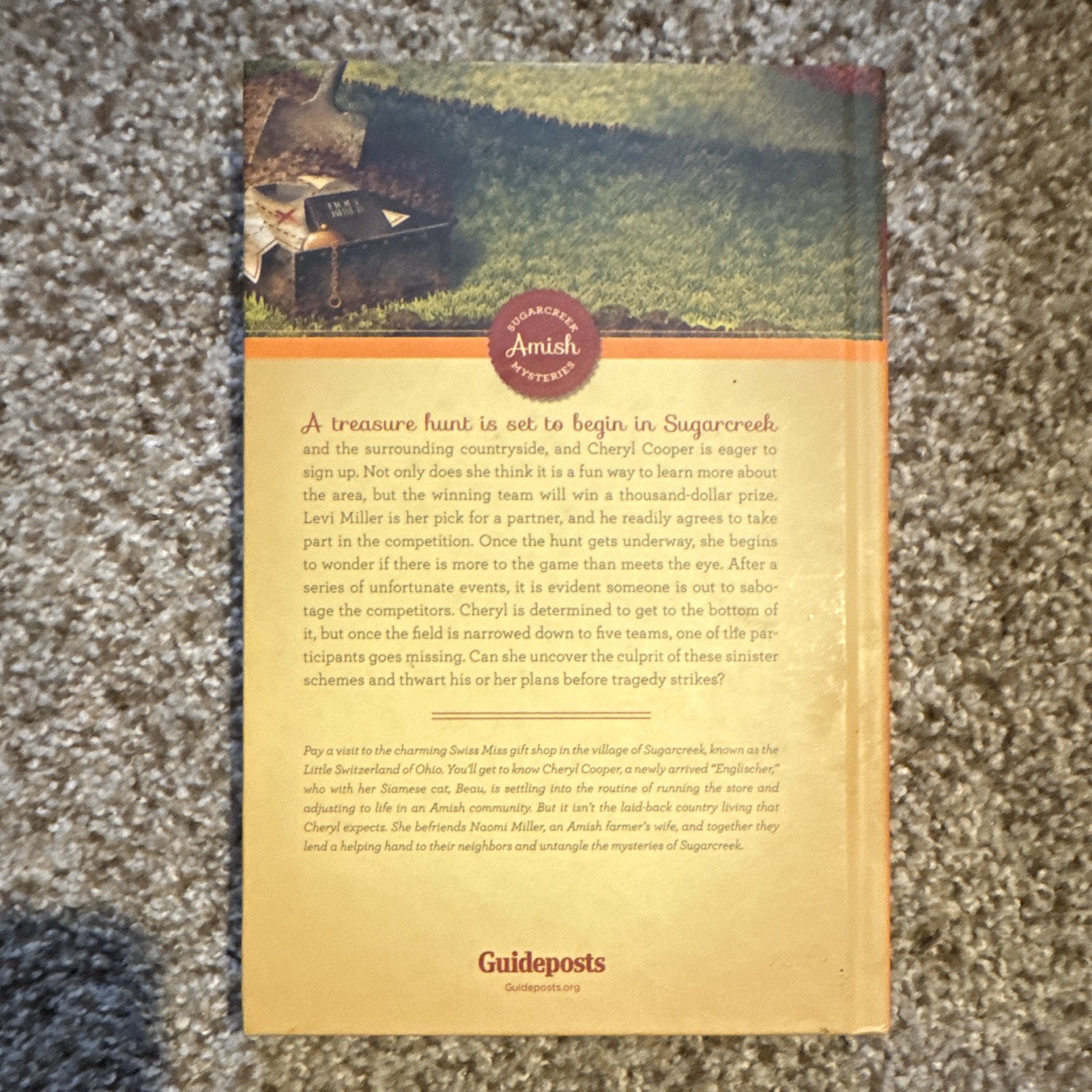 Sugarcreek Amish Mysteries HC by Daughety – Earthly Treasures (Guideposts)