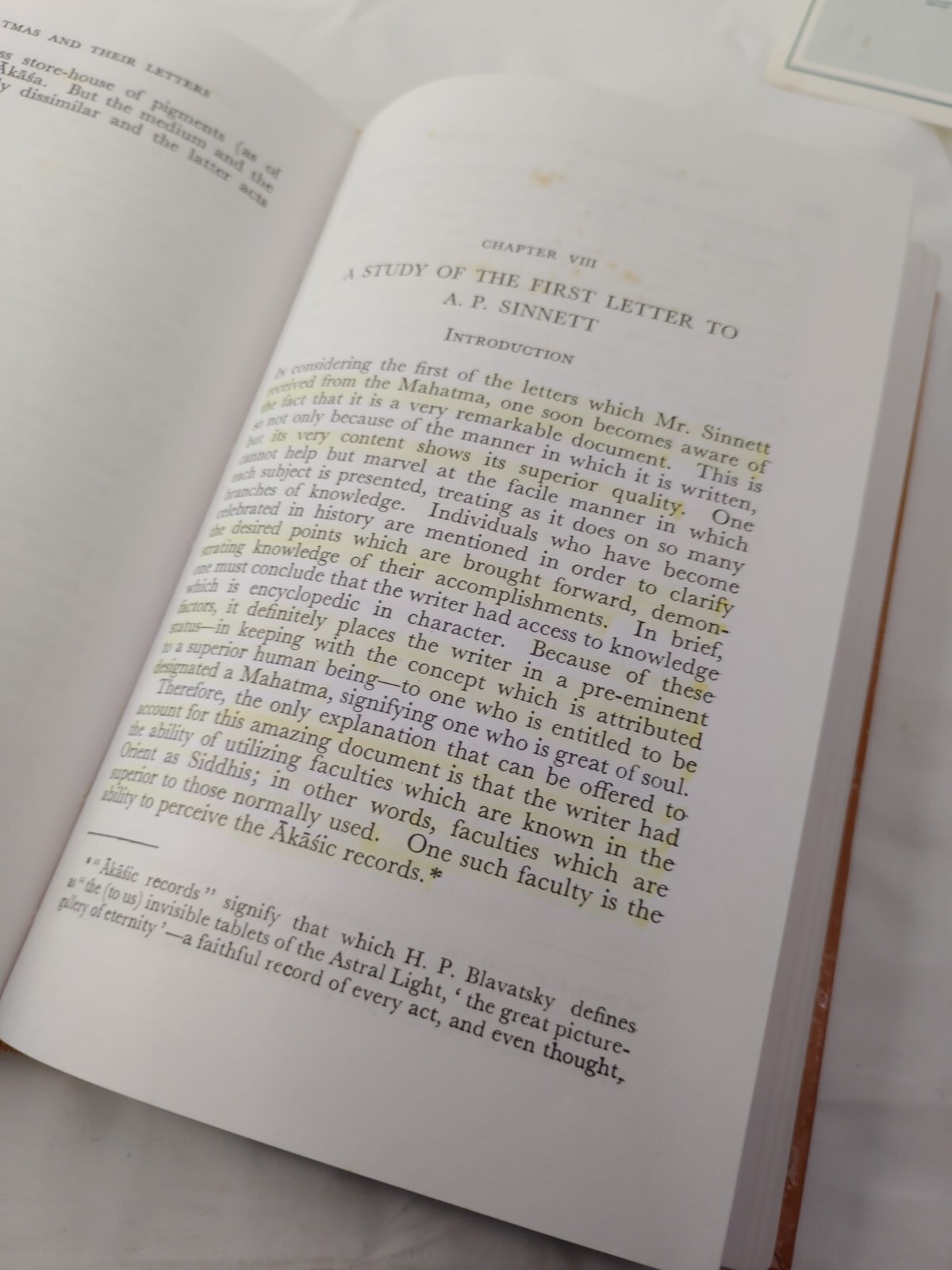 The Mahatmas and Their Letters (First Ed-1973) Reprint 2006 by Geoffrey Barborka