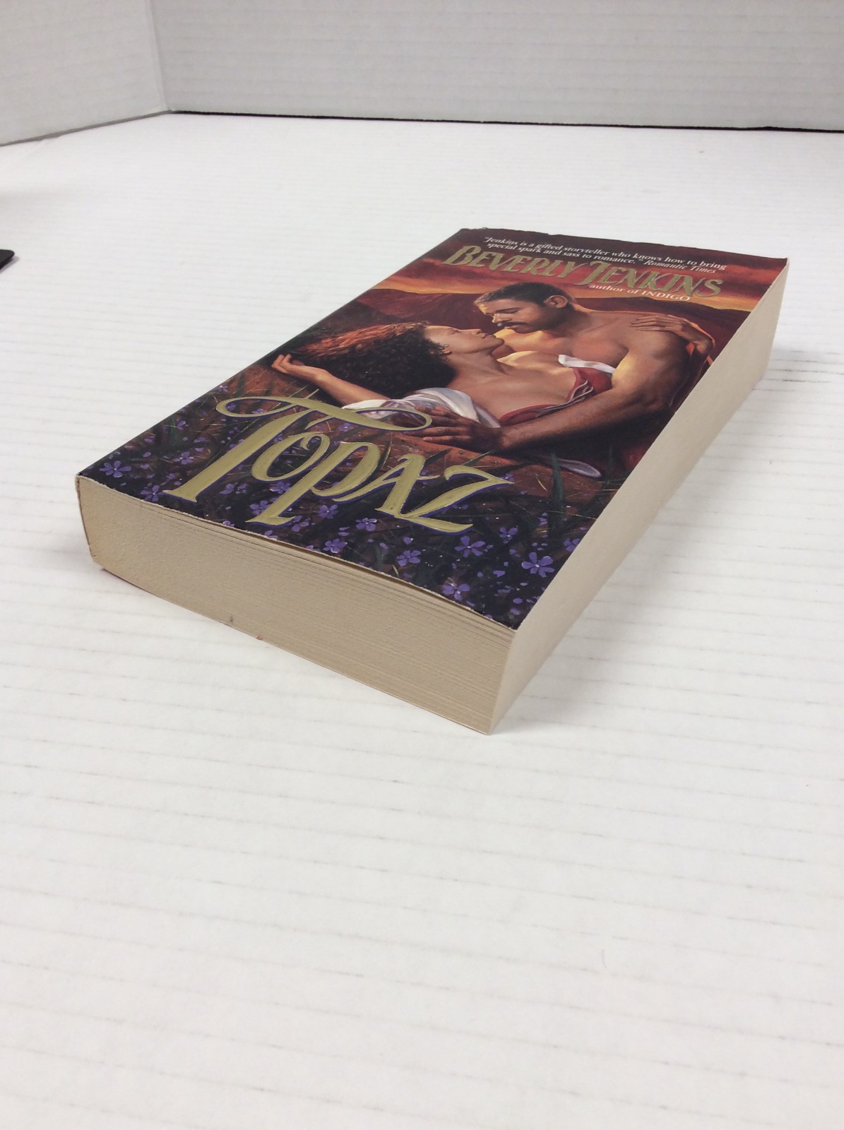 TOPAZ Beverly Jenkins PB Signed Avon 1st Printing 1st Edition 1997
