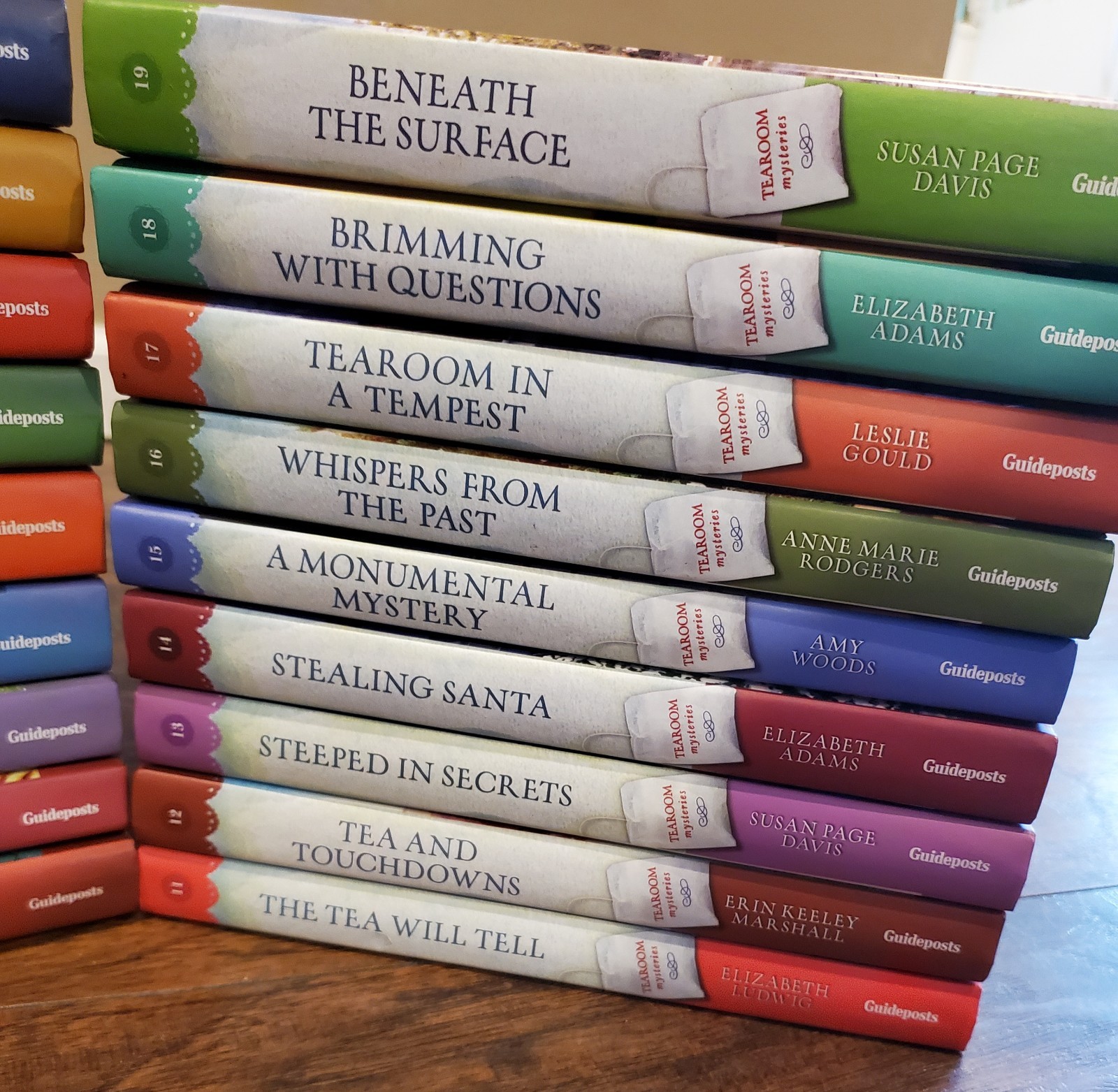 Tearoom Mysteries Series Hardcover Books by Guideposts – Lot of 19