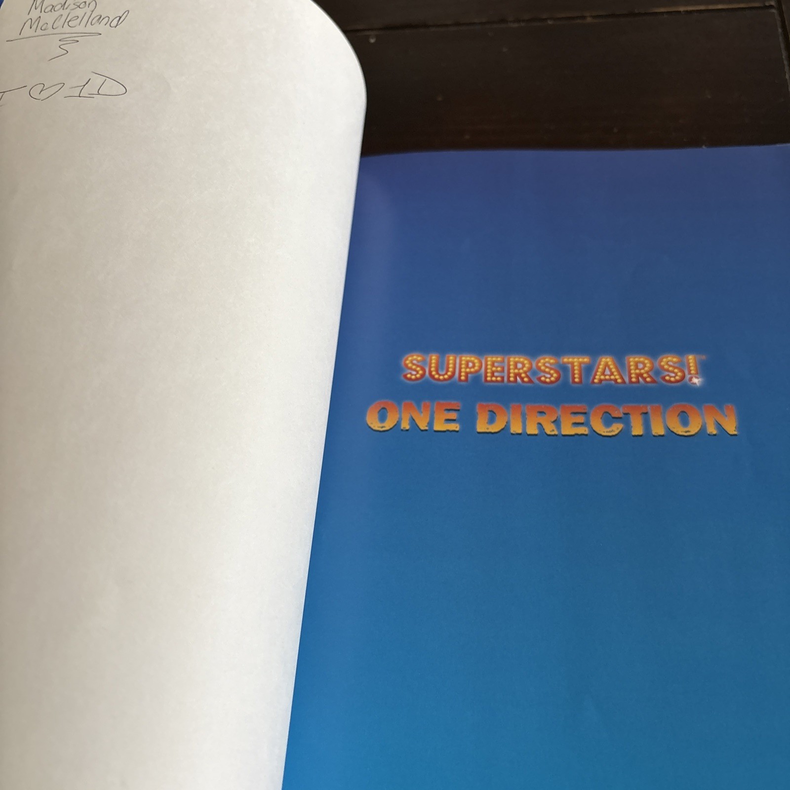Superstars! One Direction by Superstars! (2012, Trade Paperback)