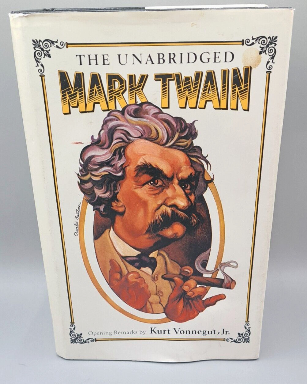 The Unabridged Mark Twain by Lawrence Teacher 1976 Illustrated Dust Jacket