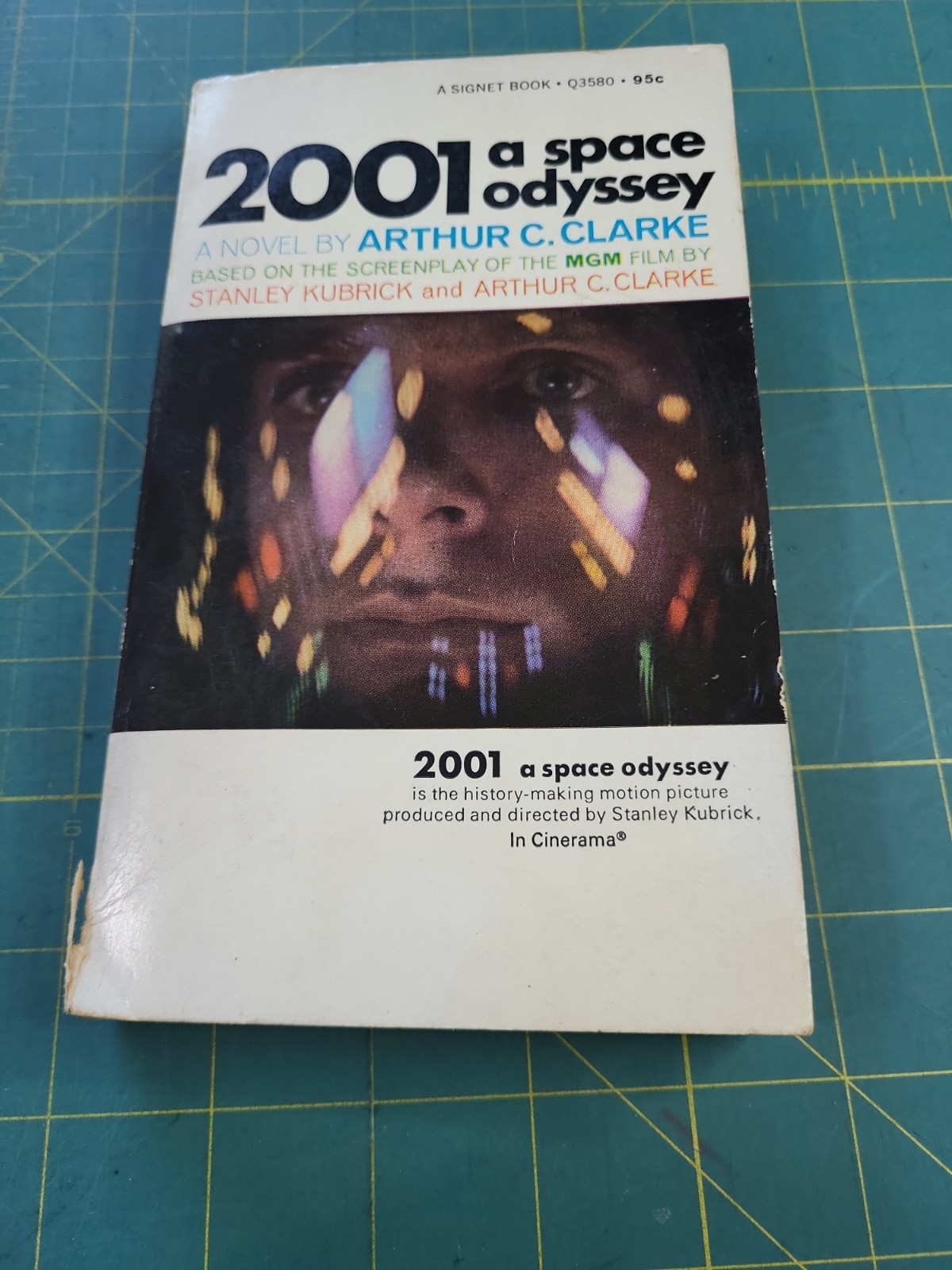 2001: A Space Odyssey by Arthur C. Clarke Paperback Signet 1968 Movie Tie In