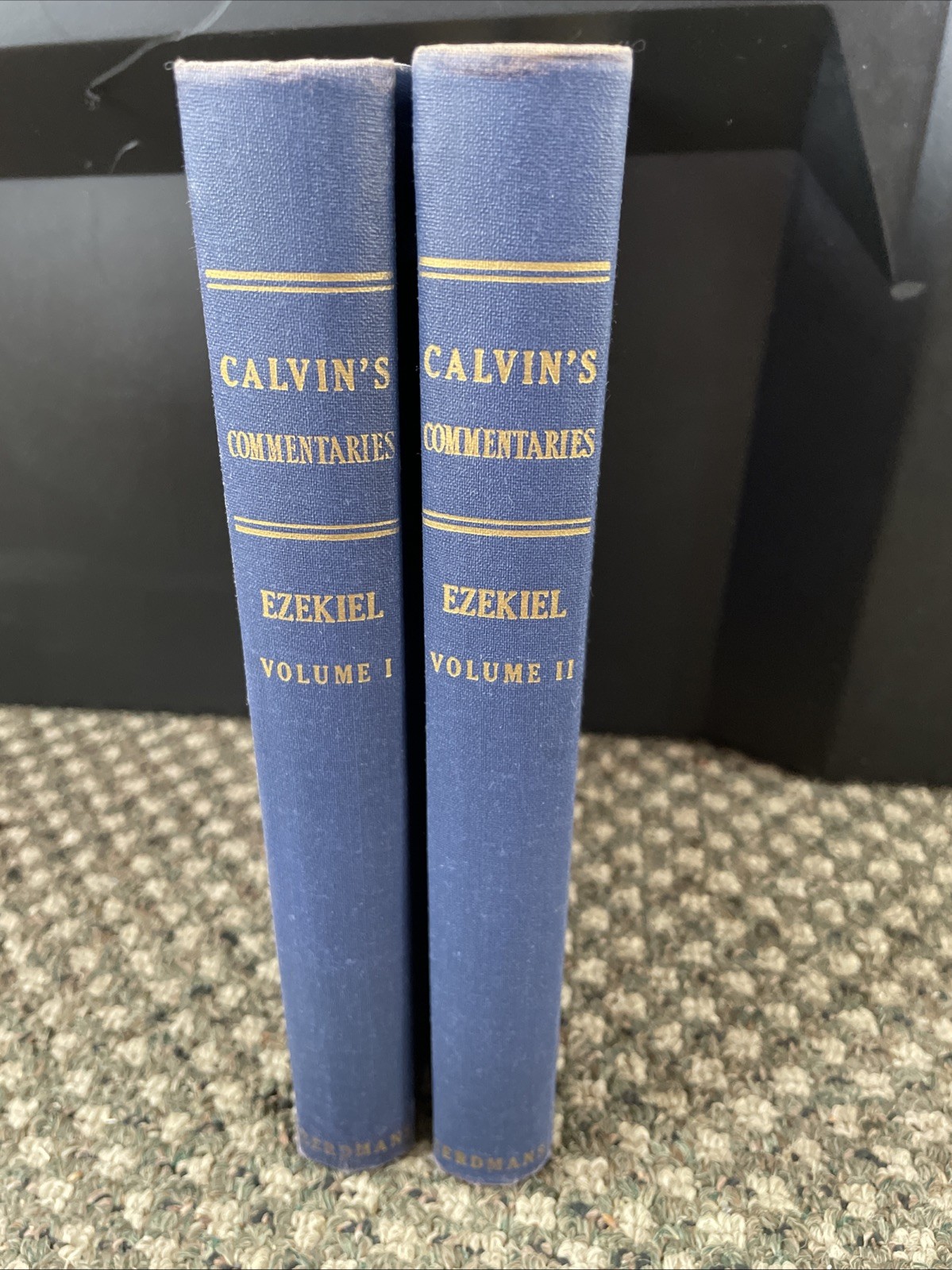 Calvin’s Commentary on Ezekiel 2 Volume Set Eerdmans 1948 Hardback