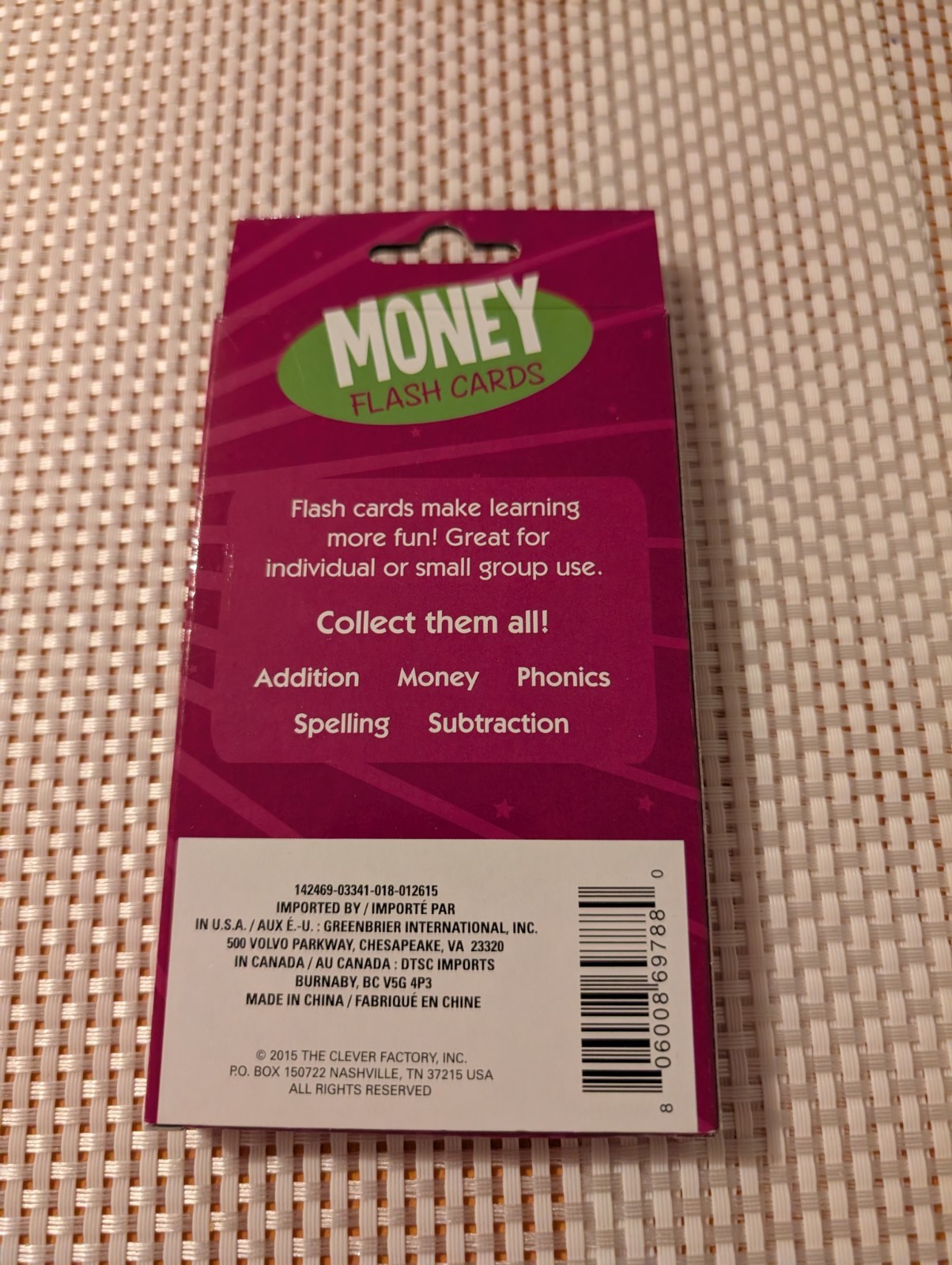 First Grade MONEY FLASH CARDS Kids 36 Cards ~ Grade 1 Learning NEW