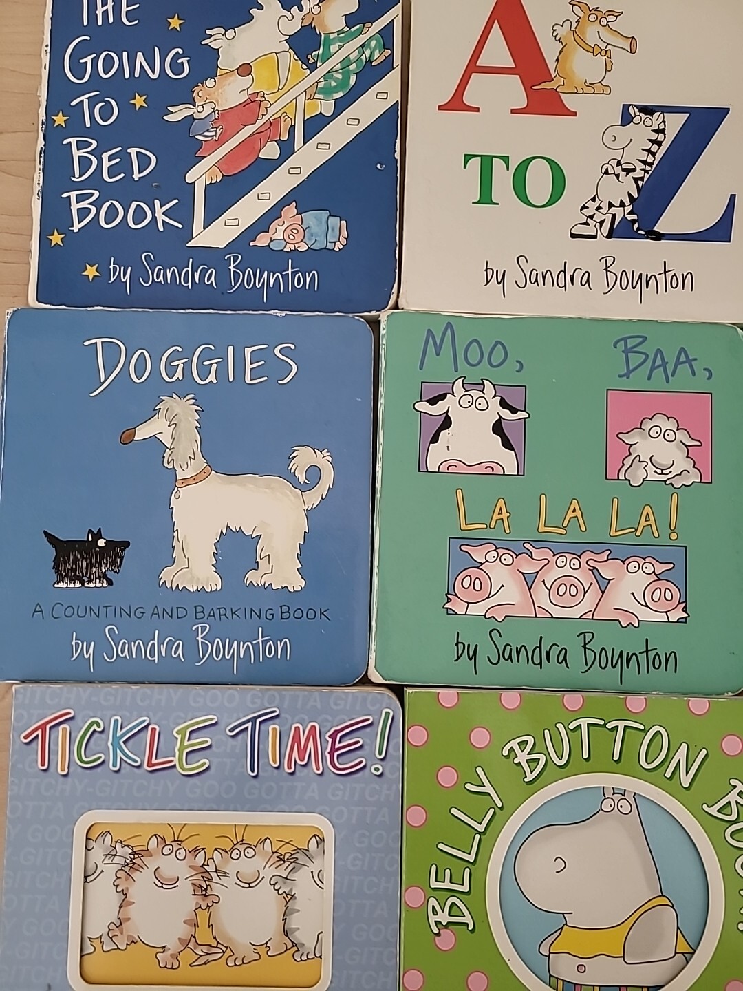 Lot of 9 Sandra Boynton Board Books for Children’s/ Kids/ Toddler *Random Mix*