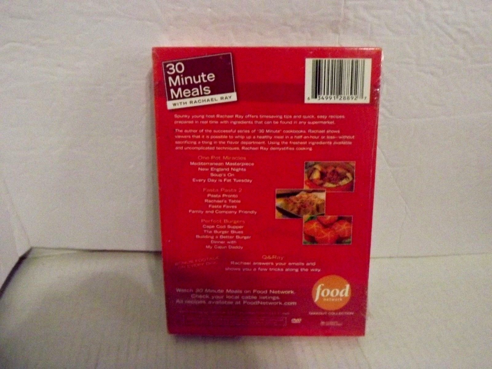 Warm and Wonderful 30 Minute Meals with Rachael Ray DVD 3 disc set NEW SEALED