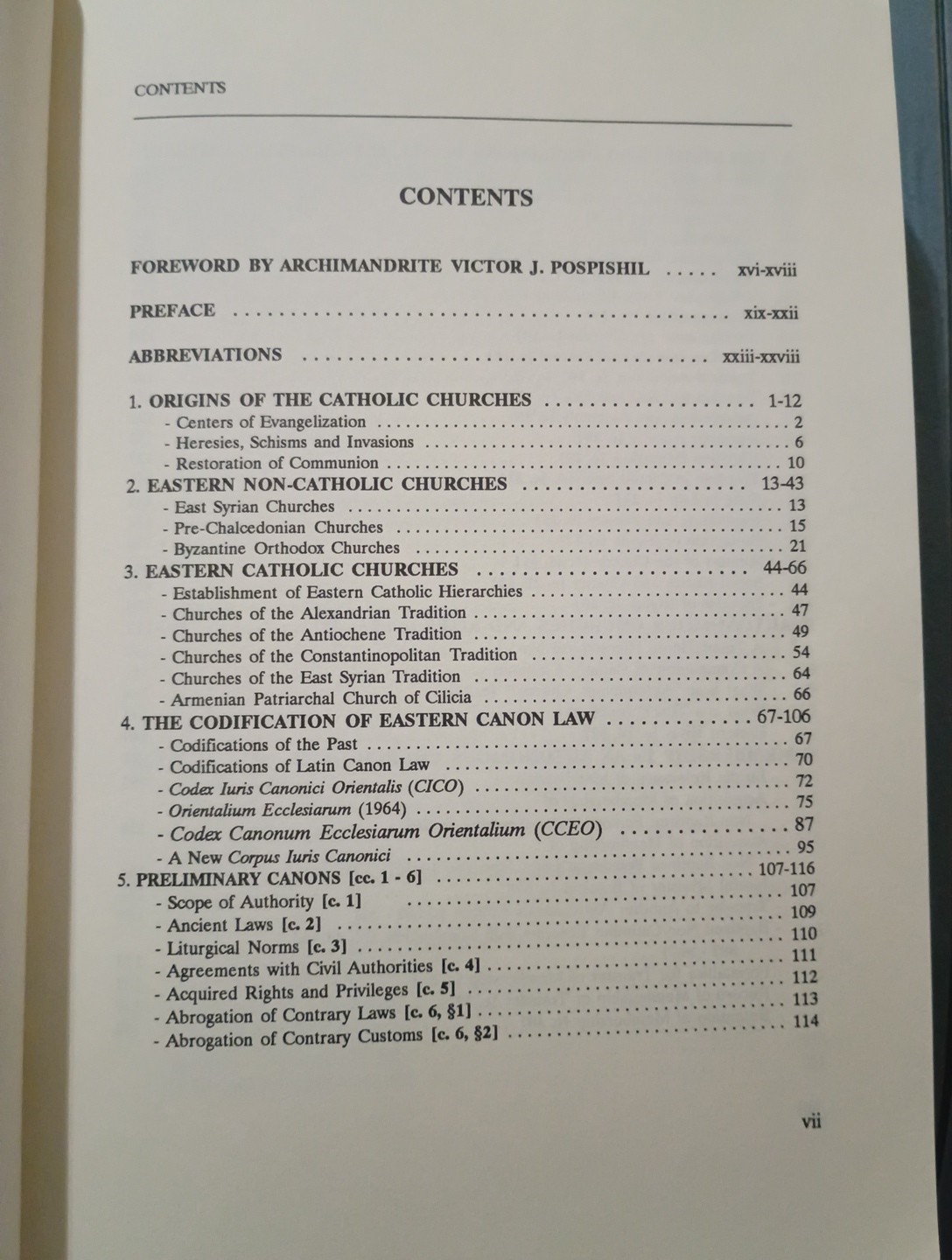 Eastern Catholic Churches: Constitution and Governance by John D. Faris