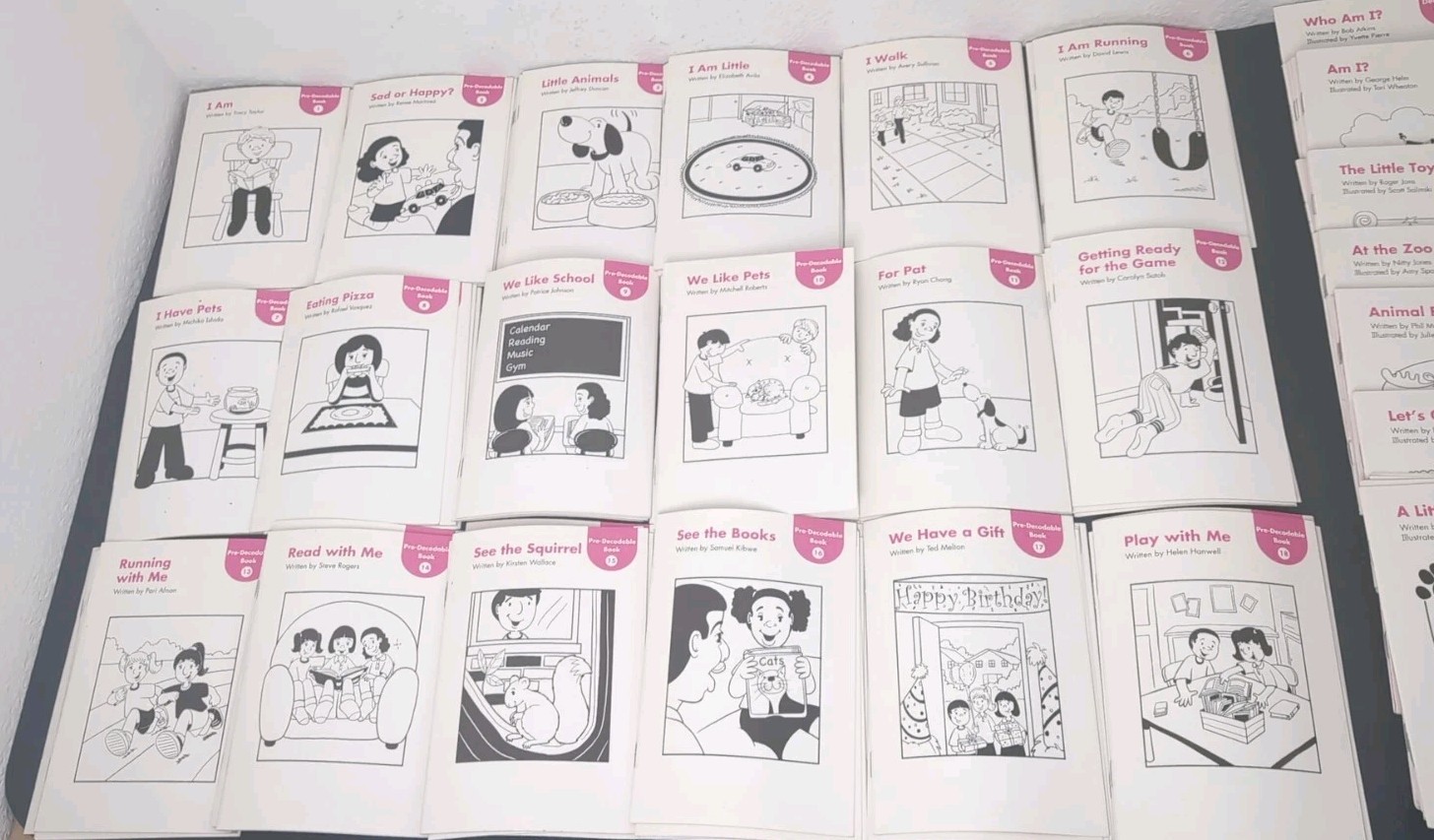 Decodable Reader 1-36 & Pre-decodable 1-18 Kindergarten Books SETS / 265 Books