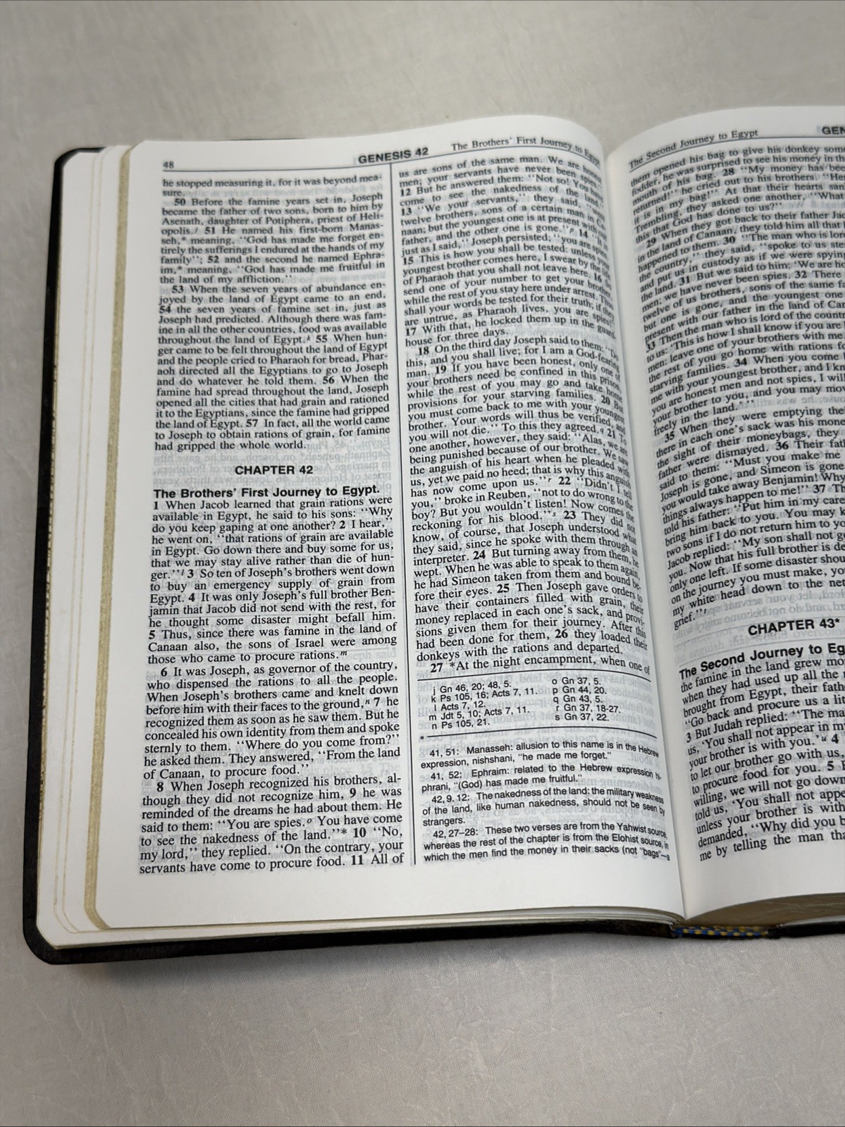 The New American Bible Revised Edition 2000 World Catholic Press Faux Leather PO