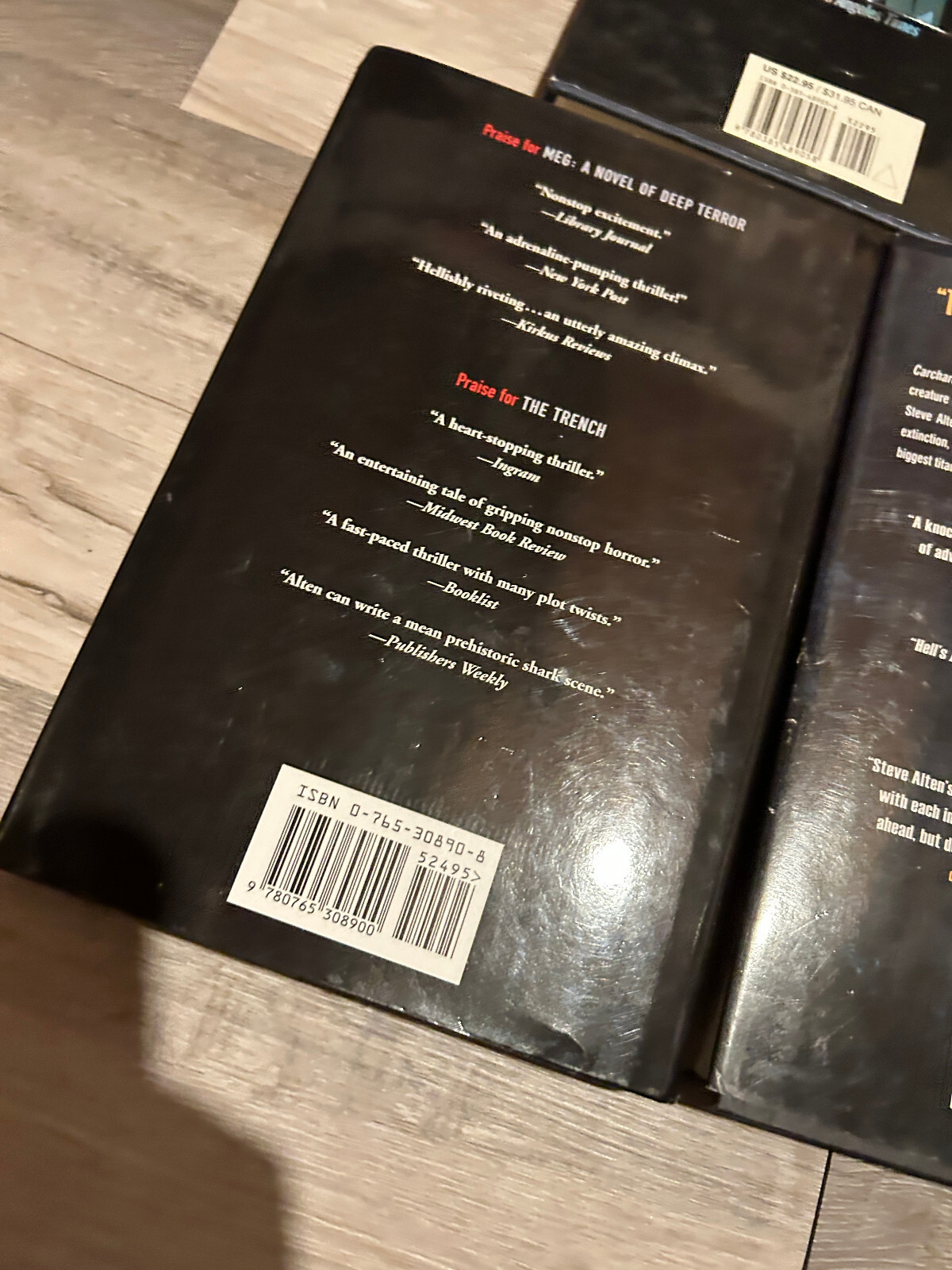 MEG Series Set Lot Steve Alten HARDCOVER NOVEL AUTHENTIC JAWS SHARK Megalodon