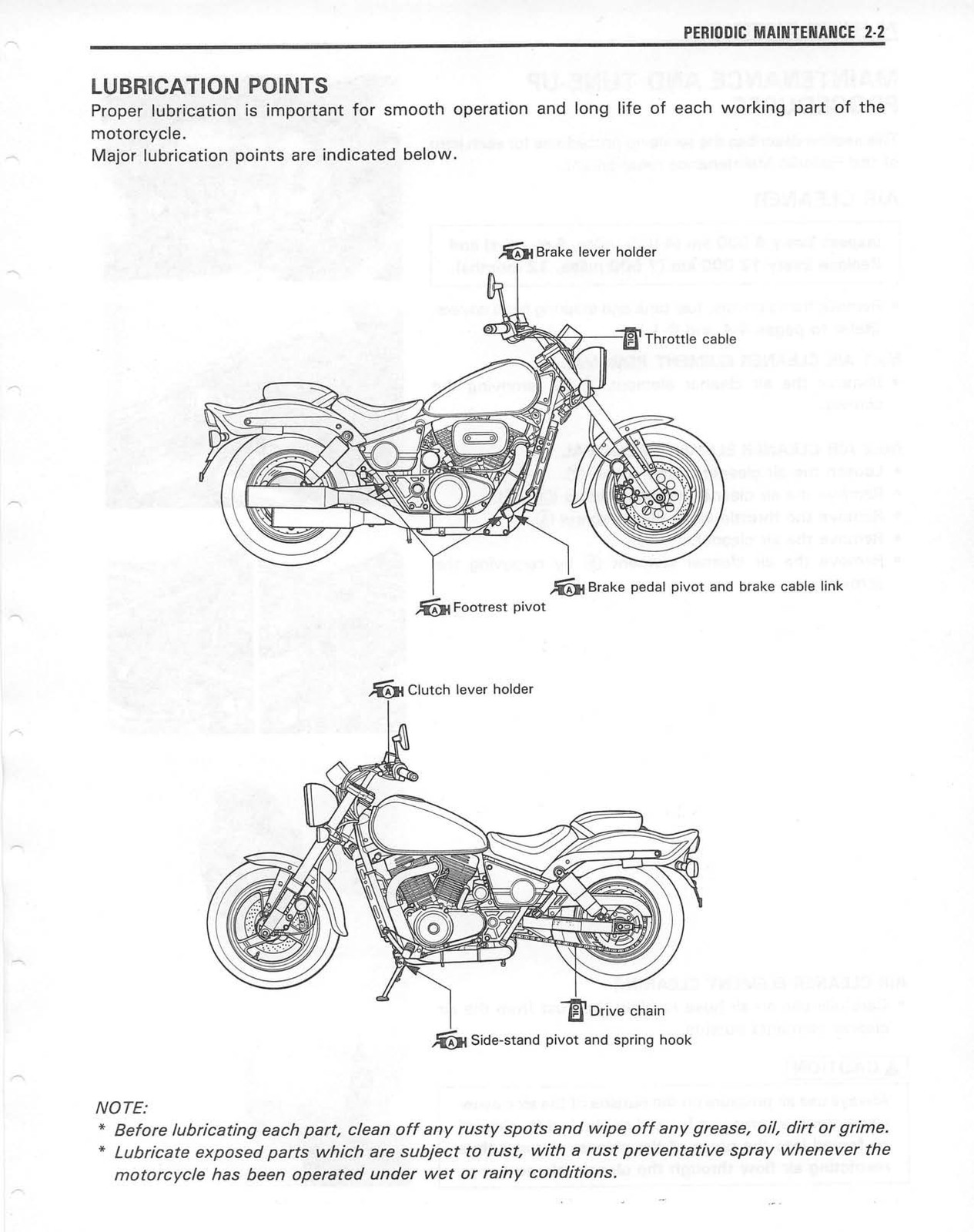 SUZUKI VZ800 Marauder Motorcycle Service Manual 1998-2004 – WIRE BOUND – COVERS