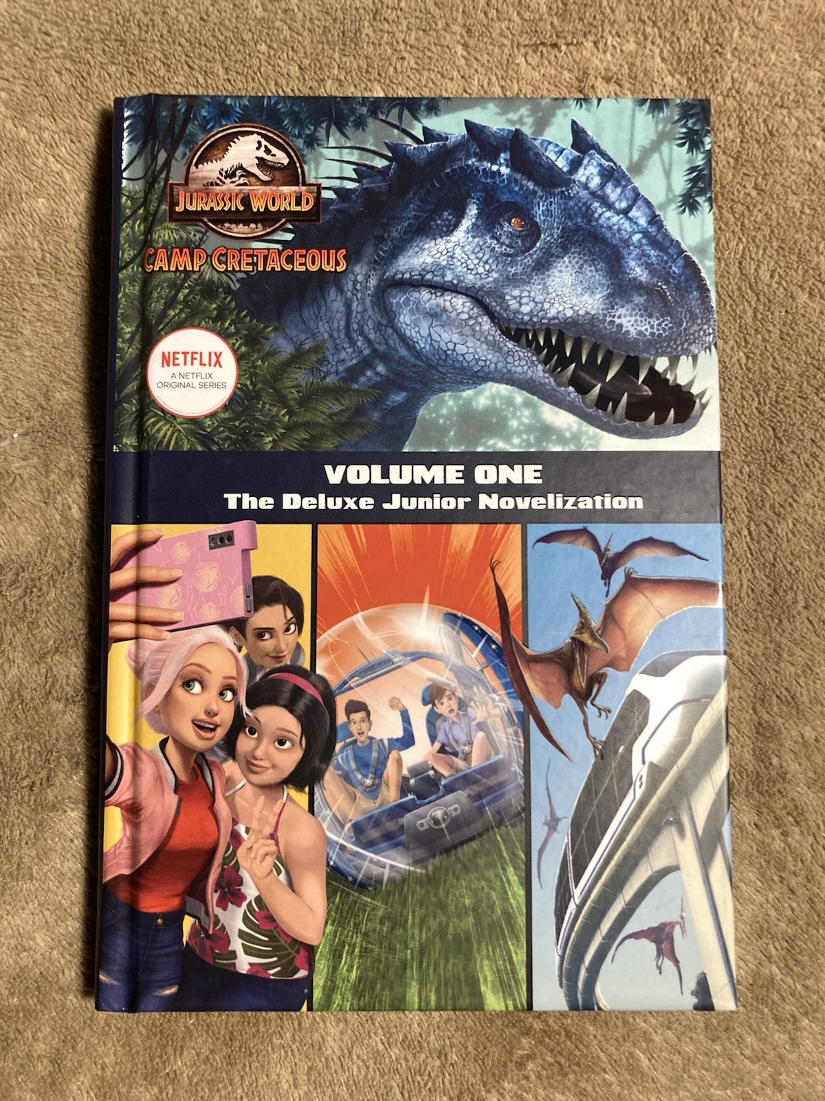 Camp Cretaceous Deluxe Junior Novelization Book Box Set Jurassic World Vol 1-4