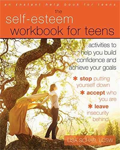 The Self-Esteem Workbook for – Paperback, by Schab LCSW Lisa – Very Good j