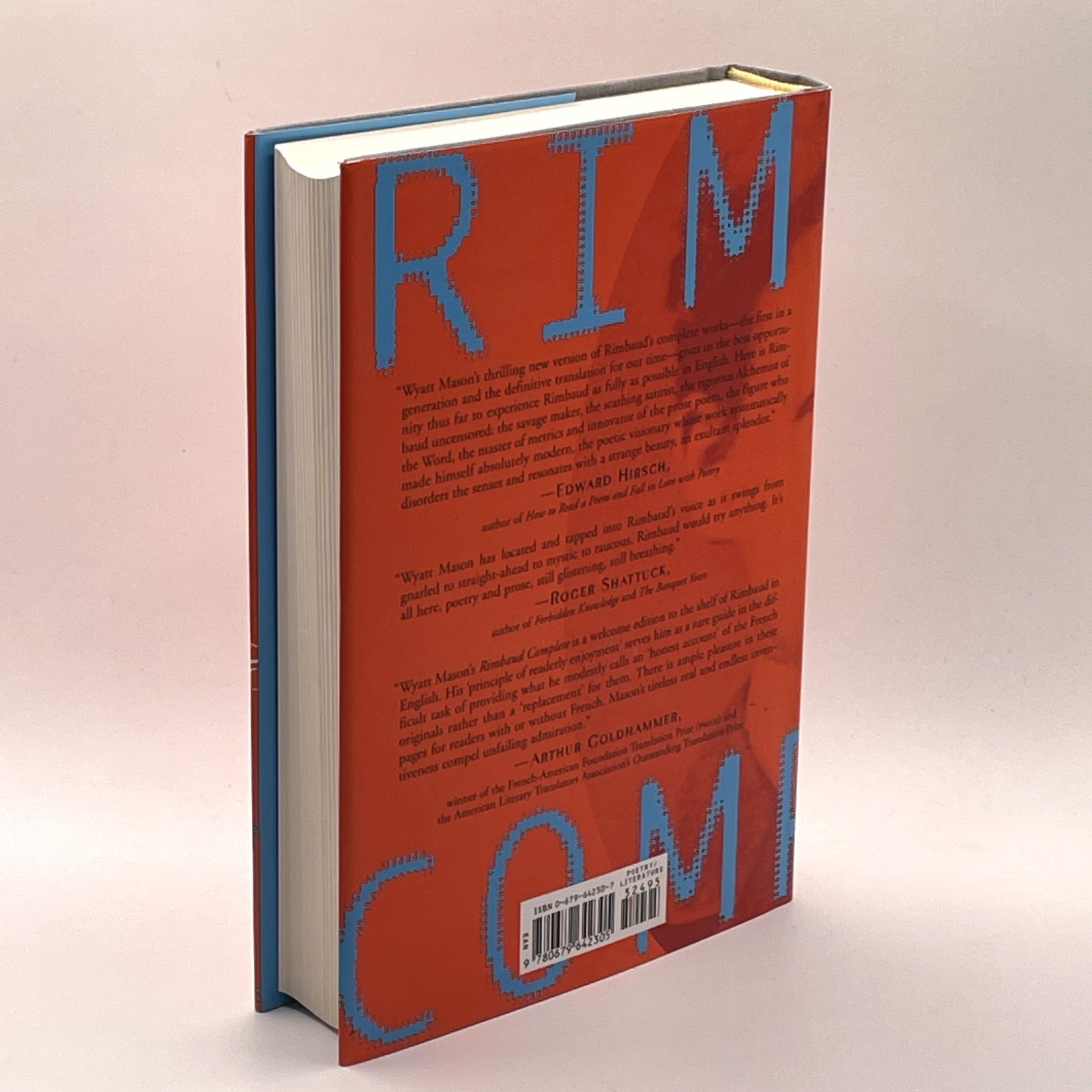 Arthur Rimbaud Complete Modern Library 2002 HC DJ Ist Ed Wyatt Mason Translation