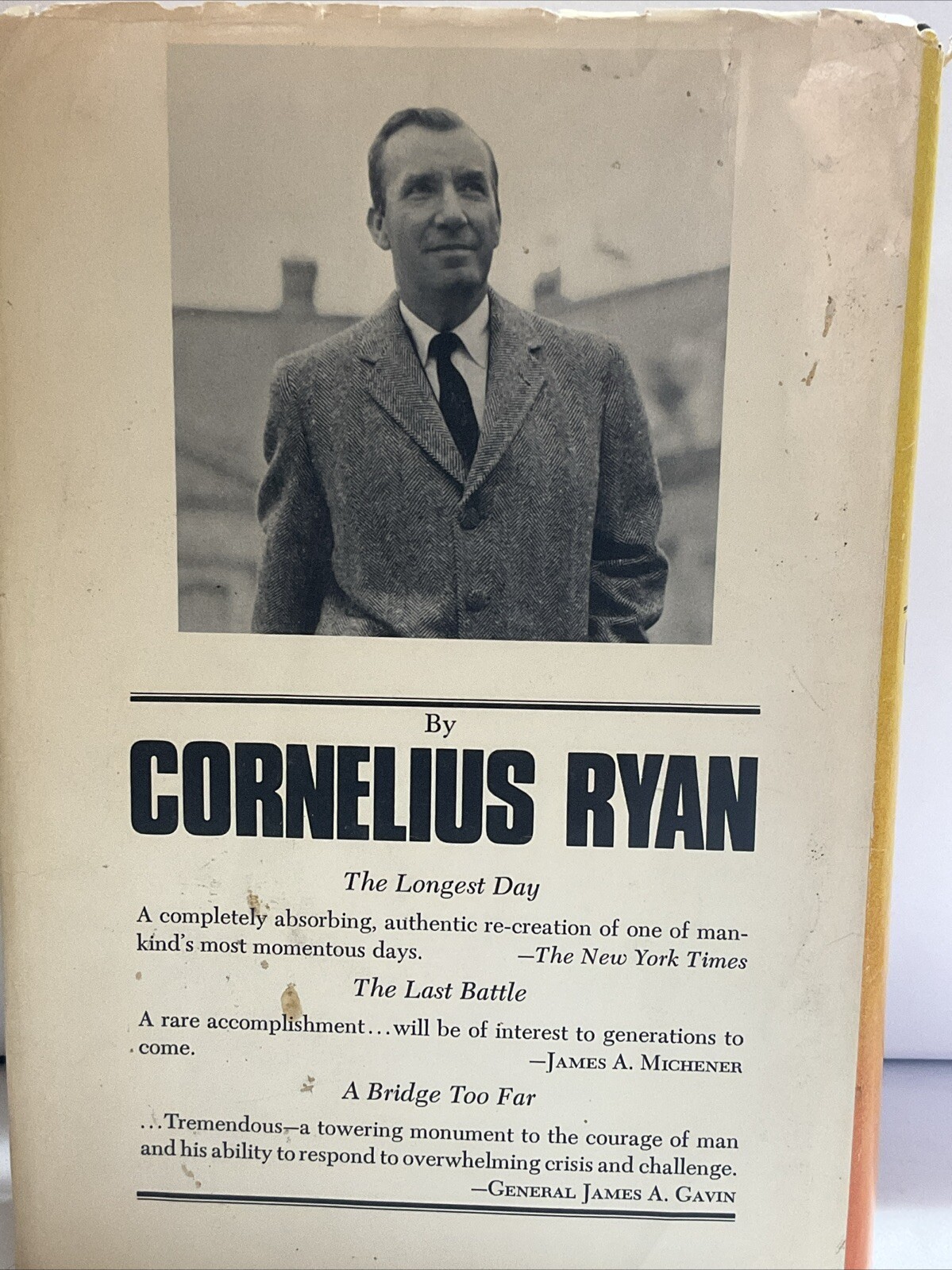 A Bridge Too Far by Cornelius Ryan 1974 HC/DJ