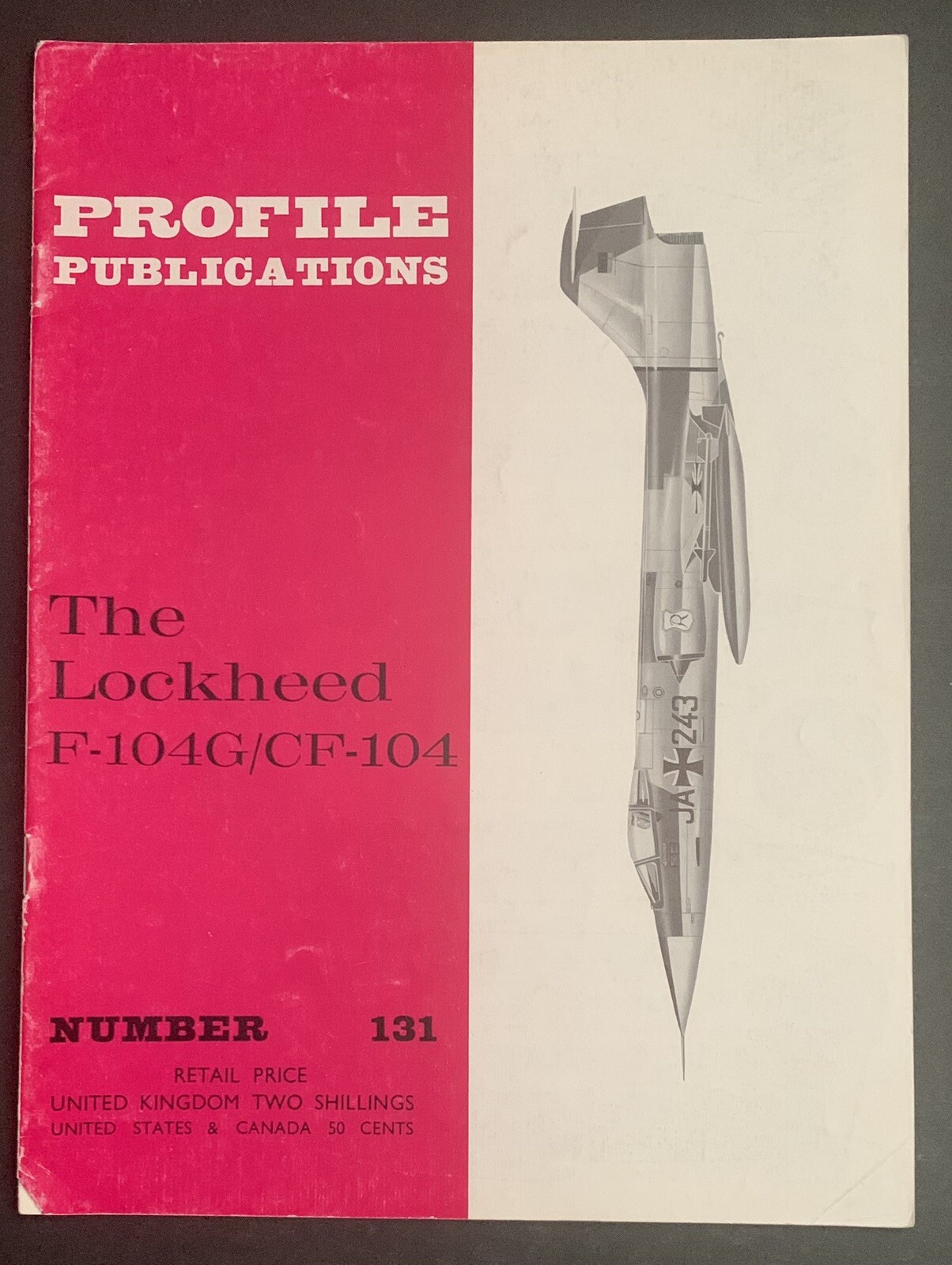 Profile Publications #131 Lockheed F-104G/CF-104