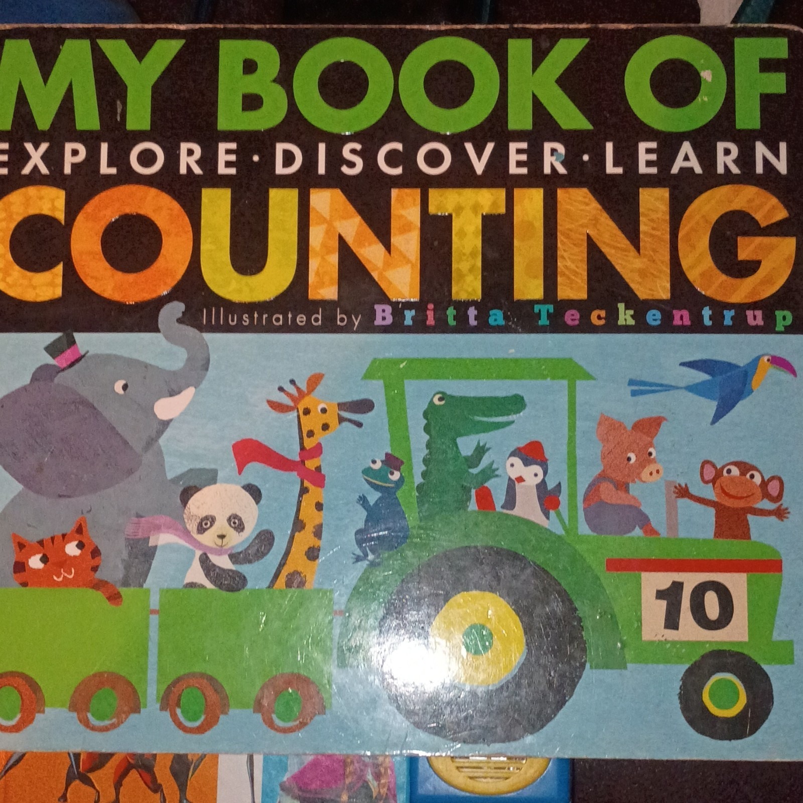 Tiger Tales My Book of Counting by Britta Teckentrup Board Book 2014 Illustrated